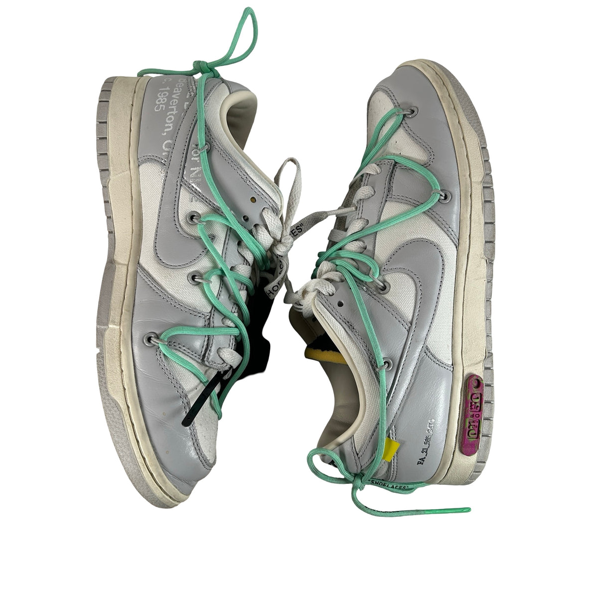 DM1602 114 Nike Dunk Low Off-White Lot 4 [USED] - 9 M (Used2)