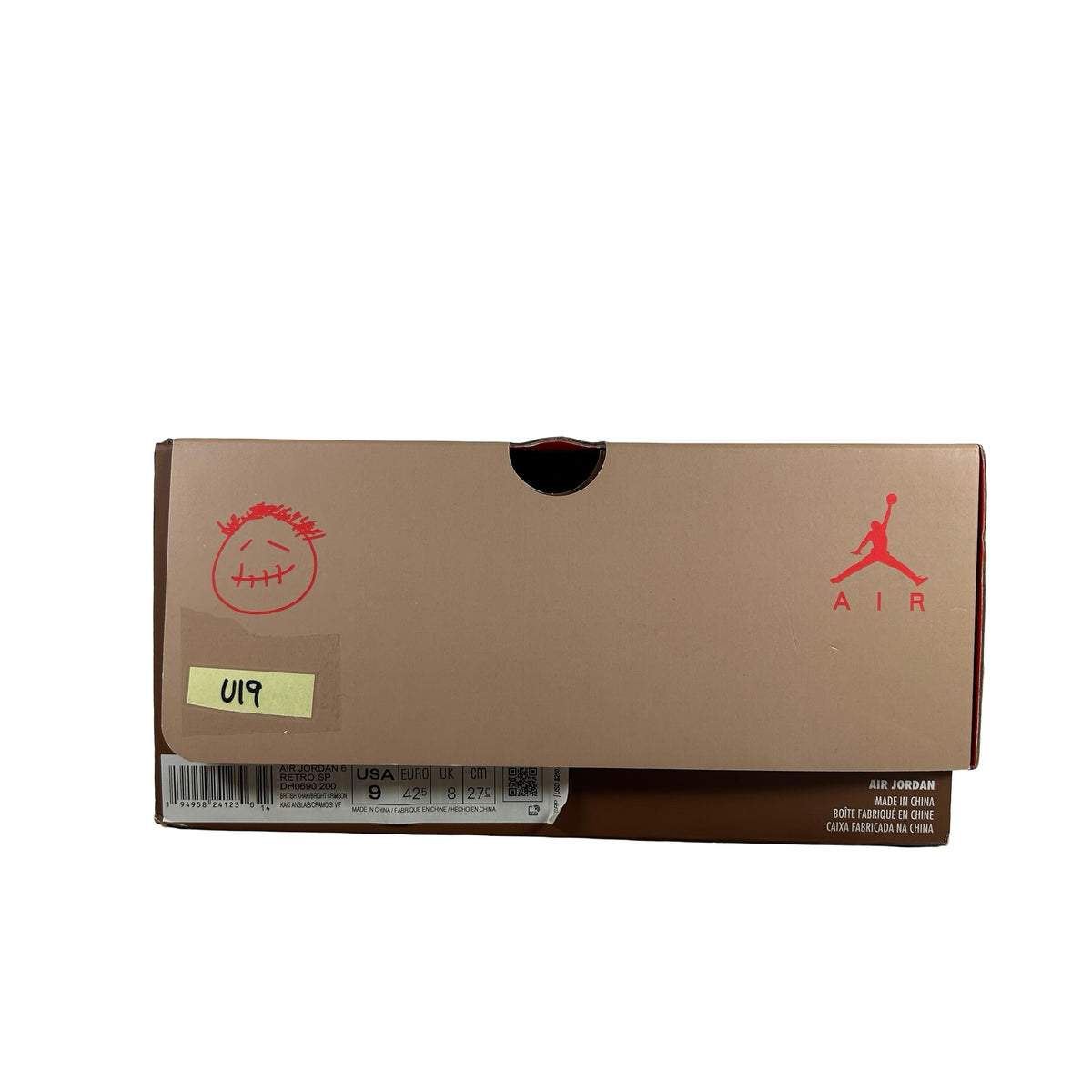 DH0690 200 Jordan 6 Retro Travis Scott British Khaki [USED] - 9 M (Used19)