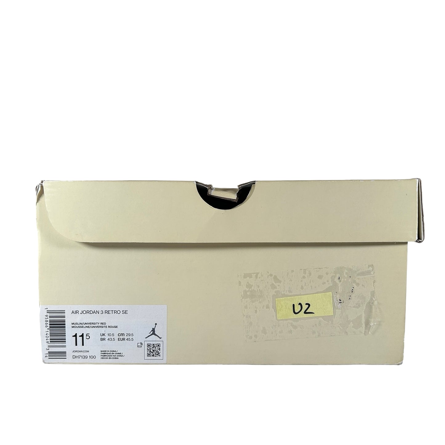 DH7139 100 Jordan 3 Retro Muslin [USED] - 11.5 M (Used2)
