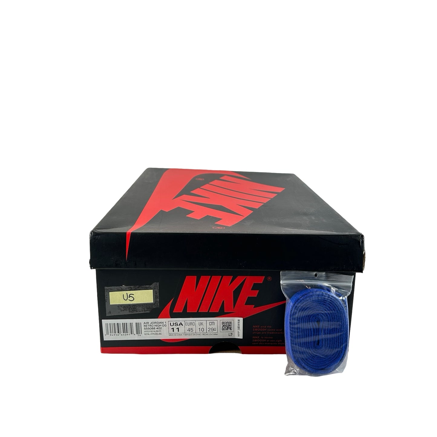 555088 402 Jordan 1 Hyper Royal [USED] - 11 M (Used5)