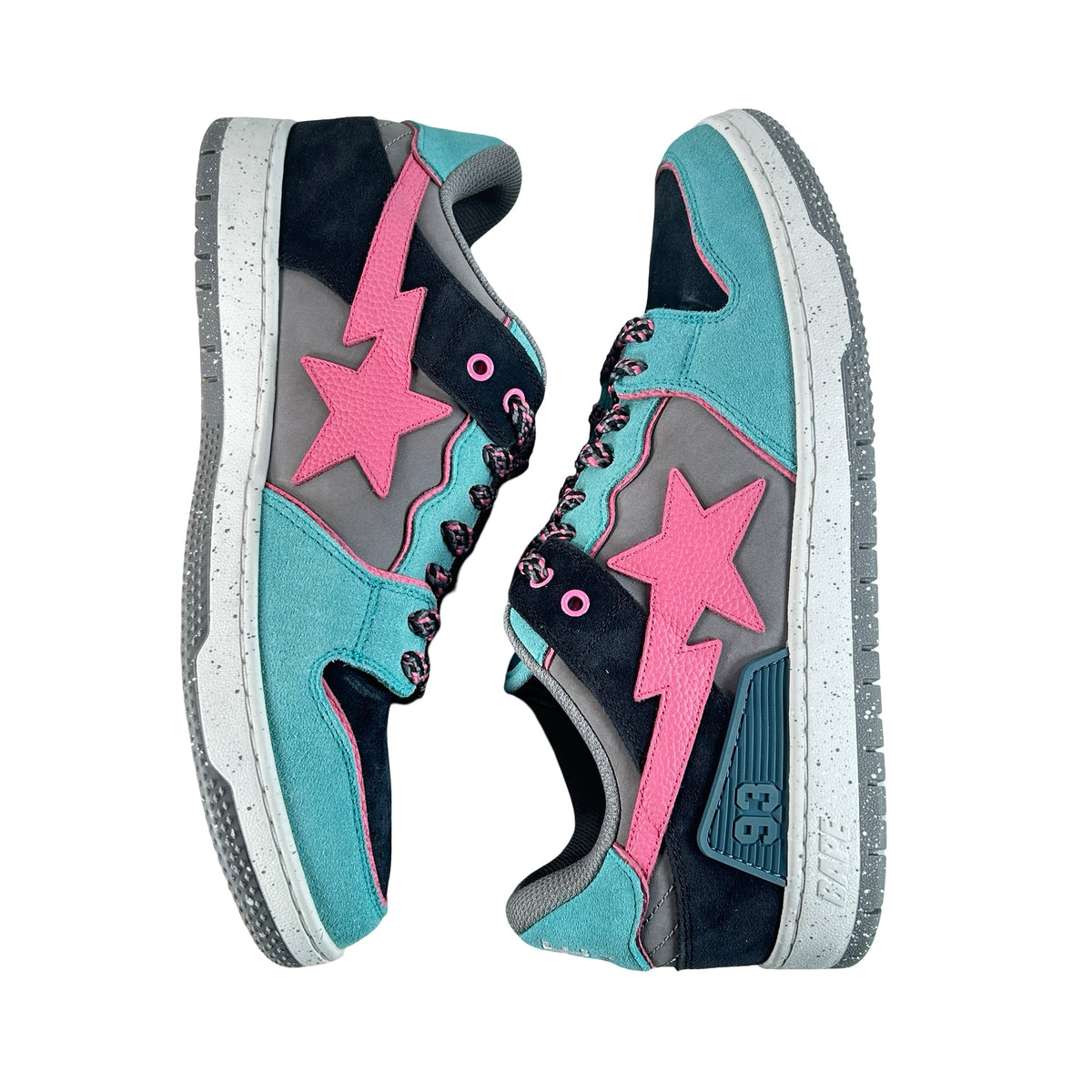 001FWL801312 BLU A Bathing Ape Sk8 Sta #1 Trail to Street Blue [USED] - 12 M (Used) (No Box)