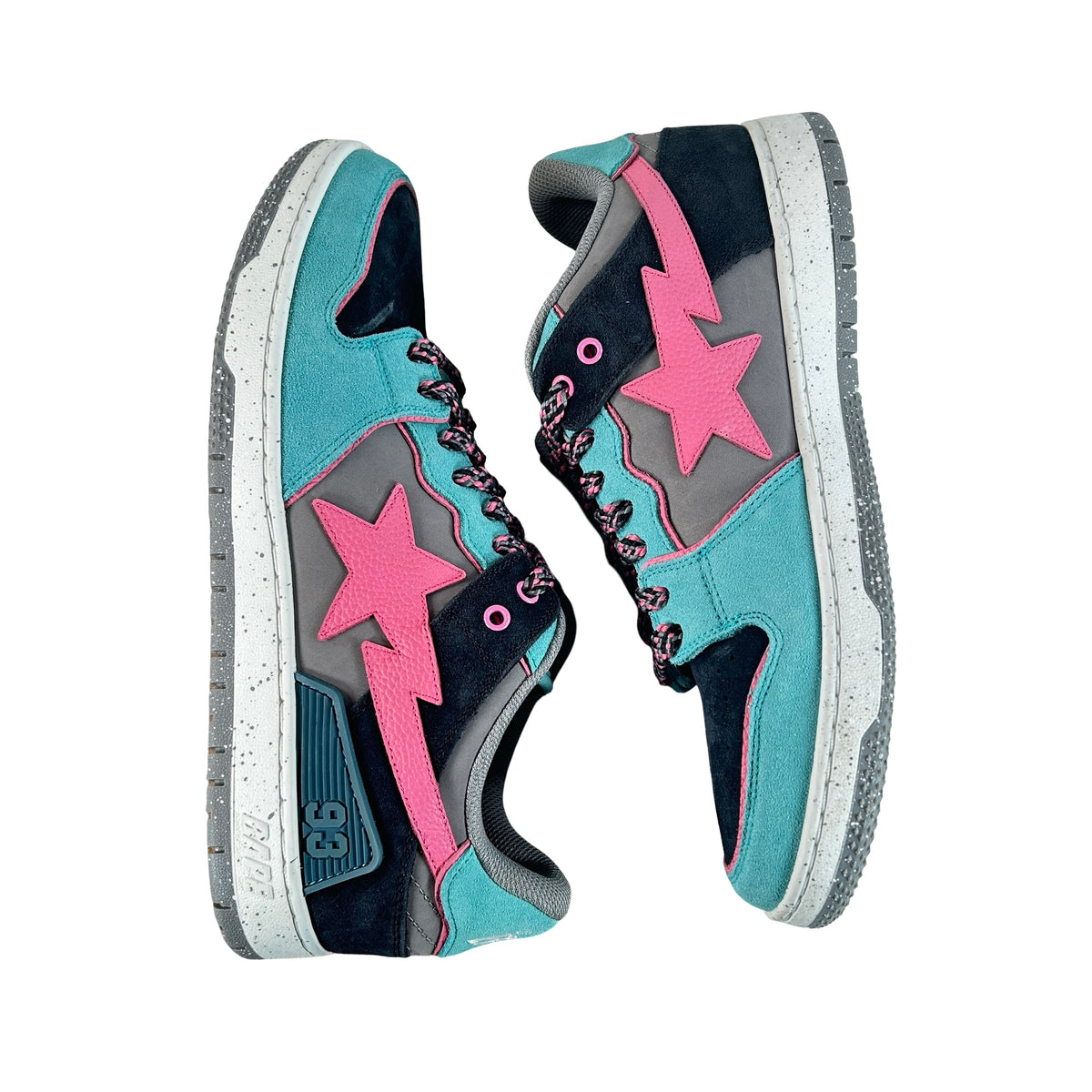 001FWL801312 BLU A Bathing Ape Sk8 Sta #1 Trail to Street Blue [USED] - 12 M (Used) (No Box)
