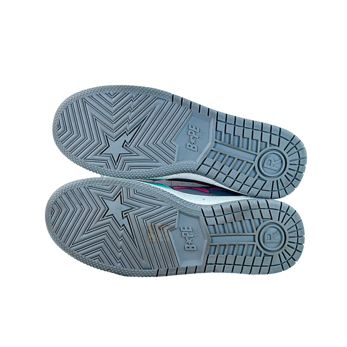 001FWL801312 BLU A Bathing Ape Sk8 Sta #1 Trail to Street Blue [USED] - 12 M (Used) (No Box)