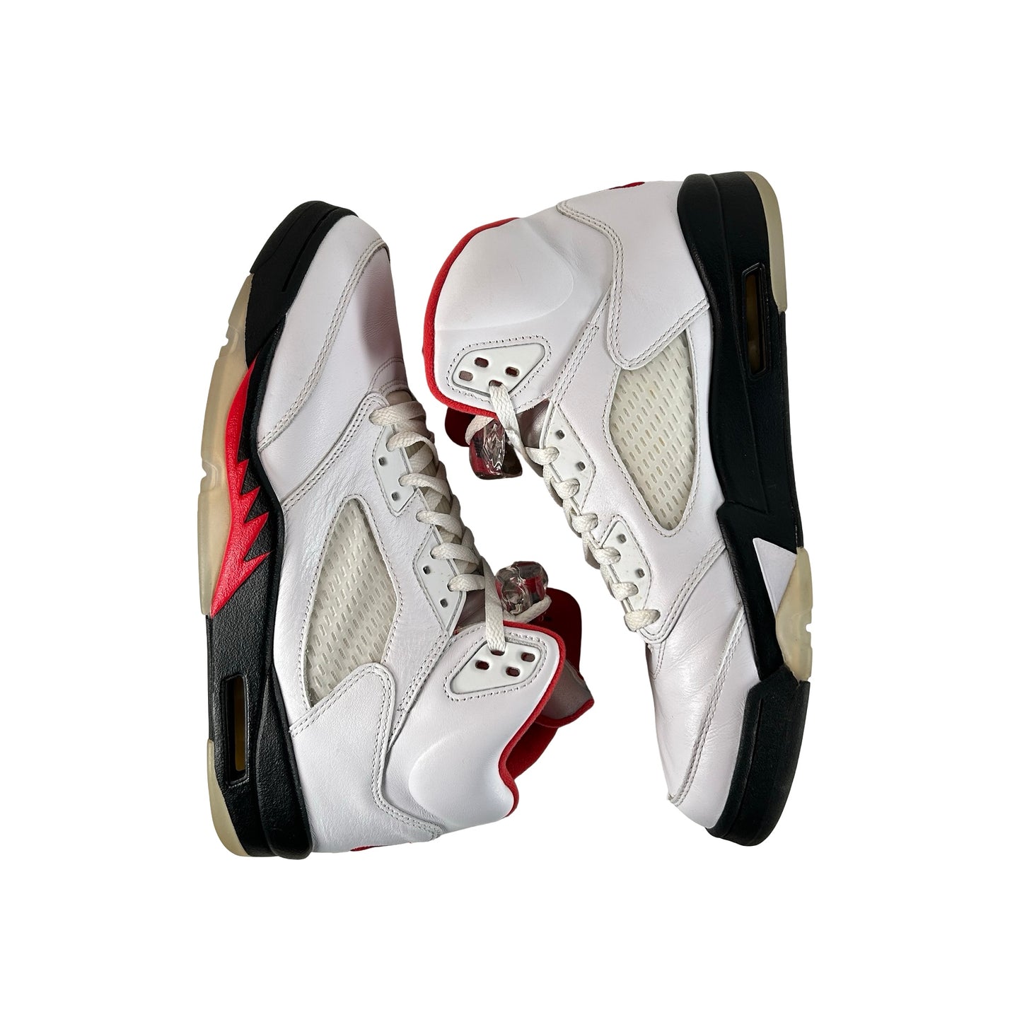 DA1911 102 Jordan 5 Retro Fire Red Silver Tongue (2020) [USED] - 11 M (Used4)