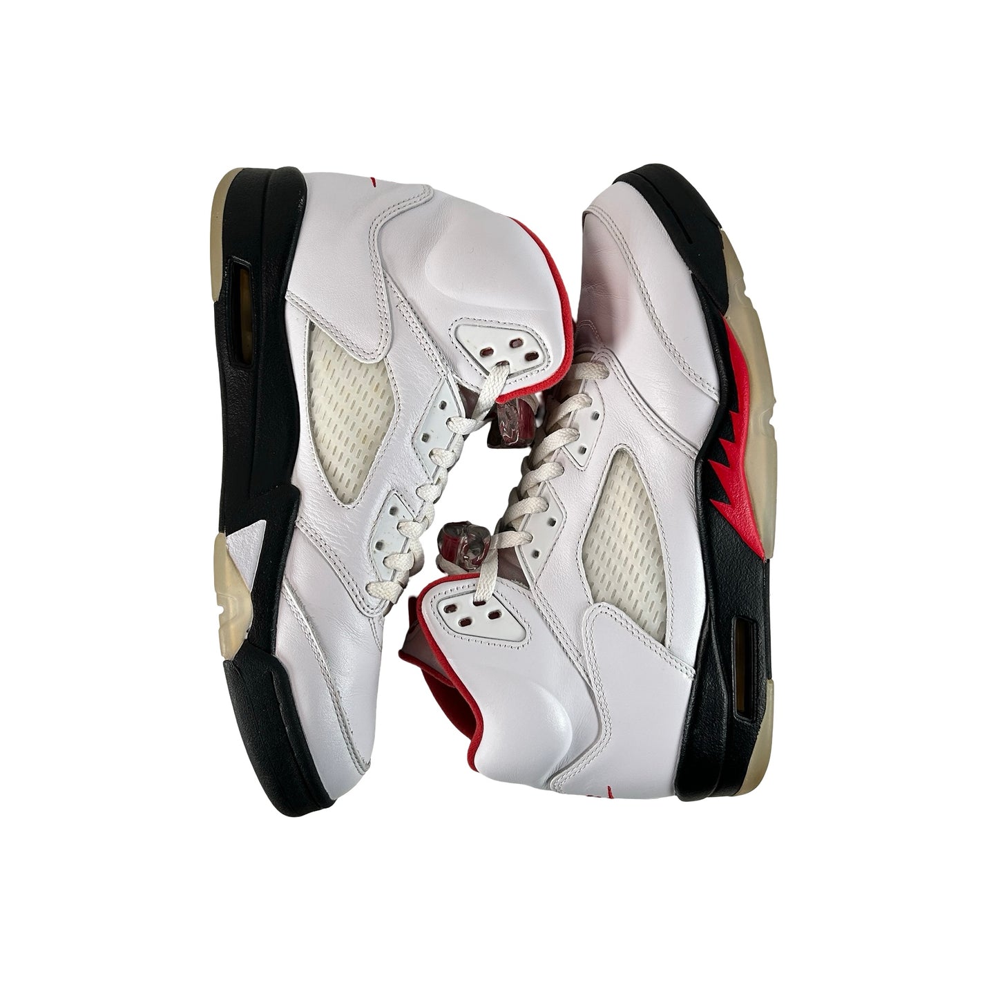 DA1911 102 Jordan 5 Retro Fire Red Silver Tongue (2020) [USED] - 11 M (Used4)