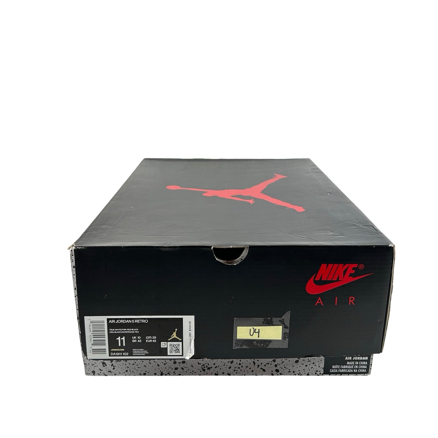 DA1911 102 Jordan 5 Retro Fire Red Silver Tongue (2020) [USED] - 11 M (Used4)