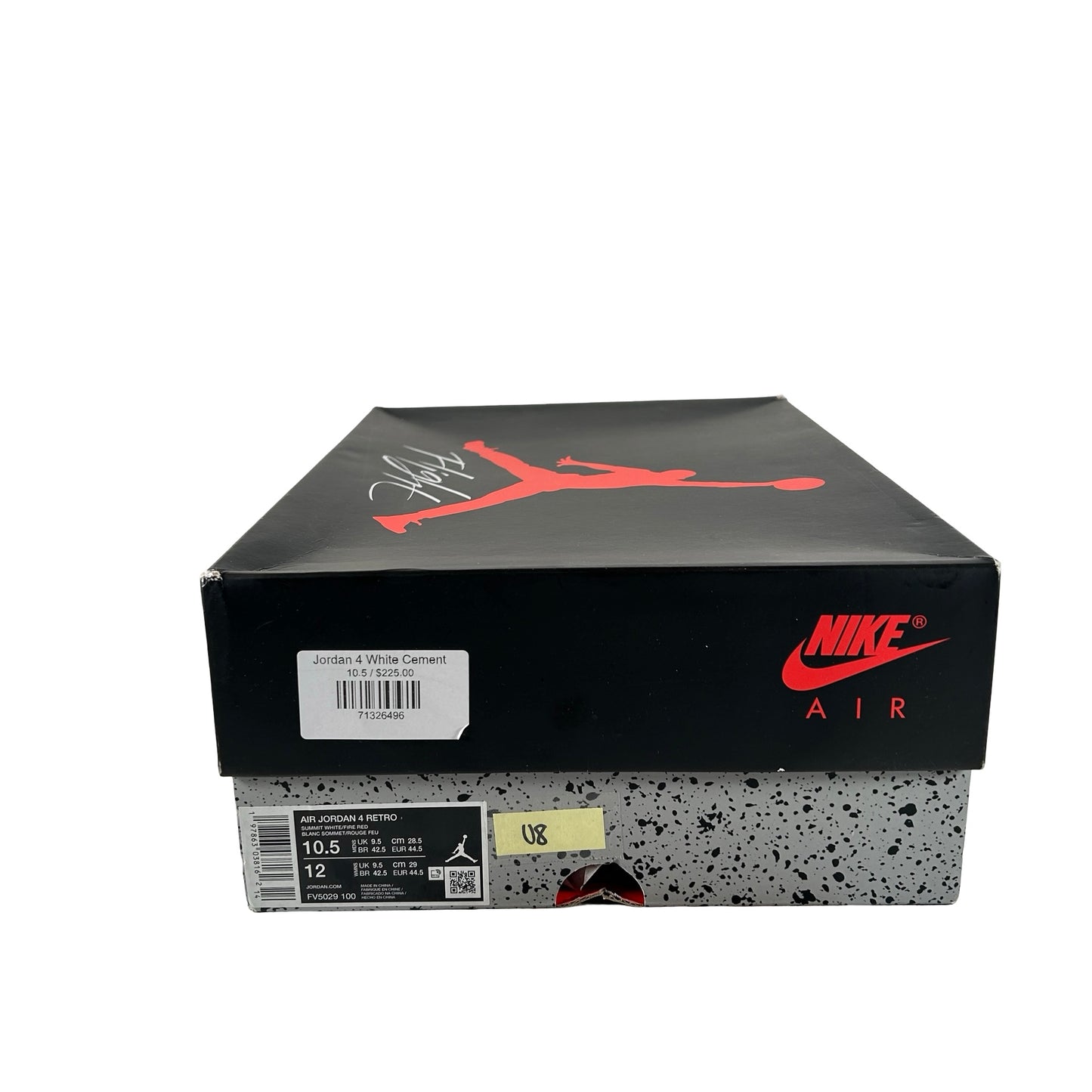 FV5029 100 Jordan 4 Retro White Cement (2025) [USED] - 10.5 M (Used8)