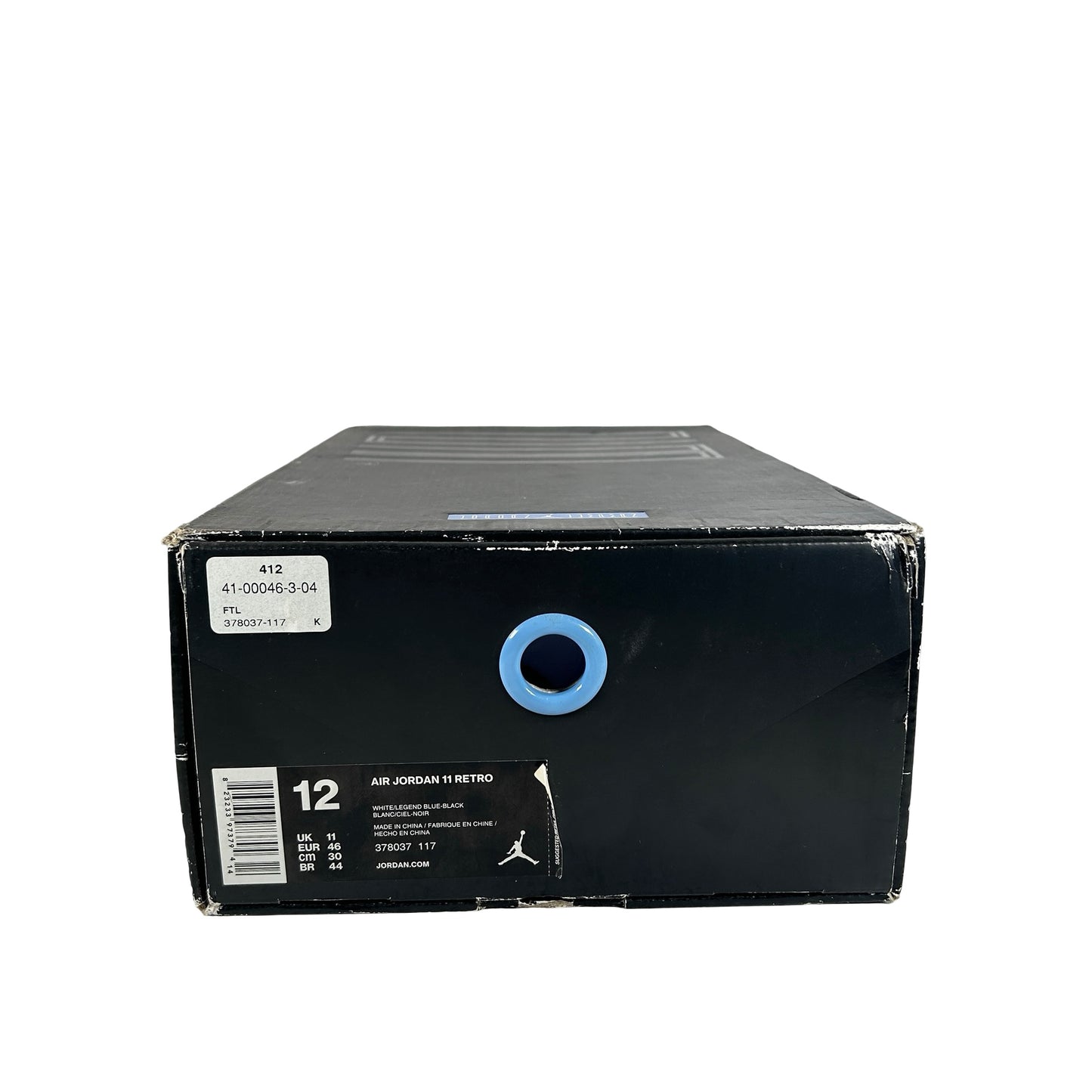 378037 117 Jordan 11 Retro Legend Blue (2014) [USED] - 12 M (Used) (No Insoles)