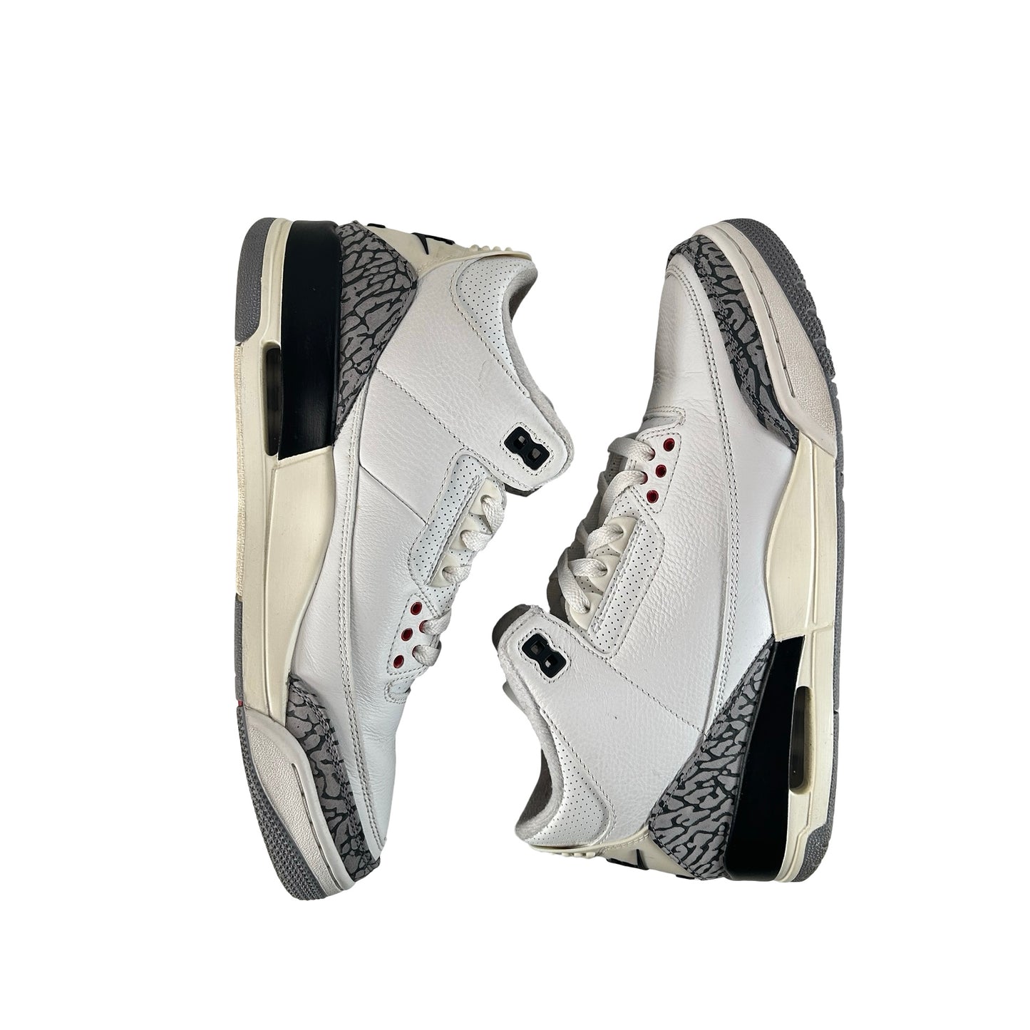 DN3707 100 Jordan 3 Retro White Cement Reimagined [USED] - 9.5 M (Used) (Replace Box)