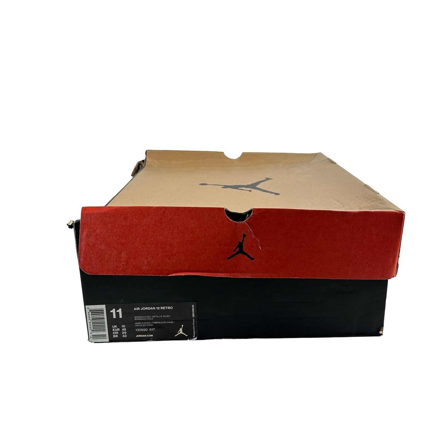 130690 617 Jordan 12 Retro Bordeaux [USED] - 11 M (Used)