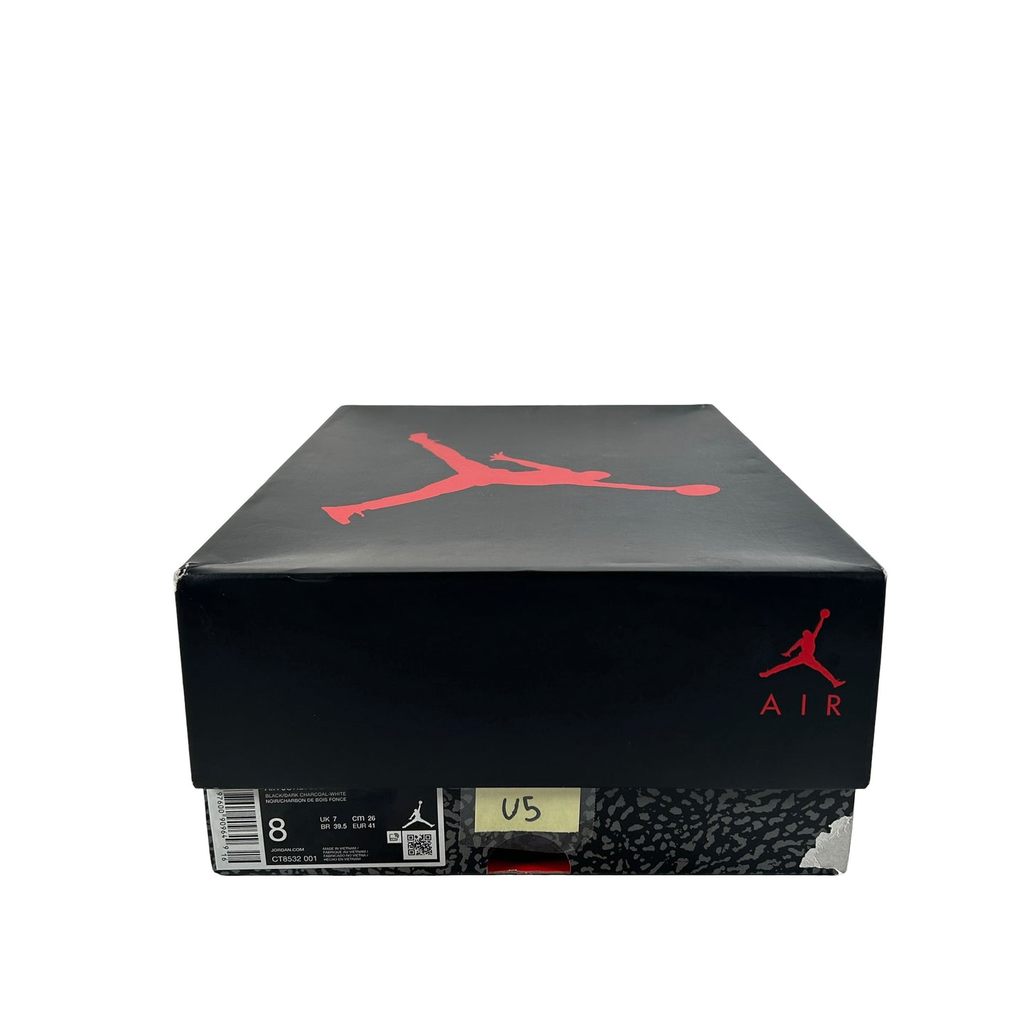 CT8532 001 Jordan 3 Retro Black Cat (2025) [USED] - 8 M (Used5)