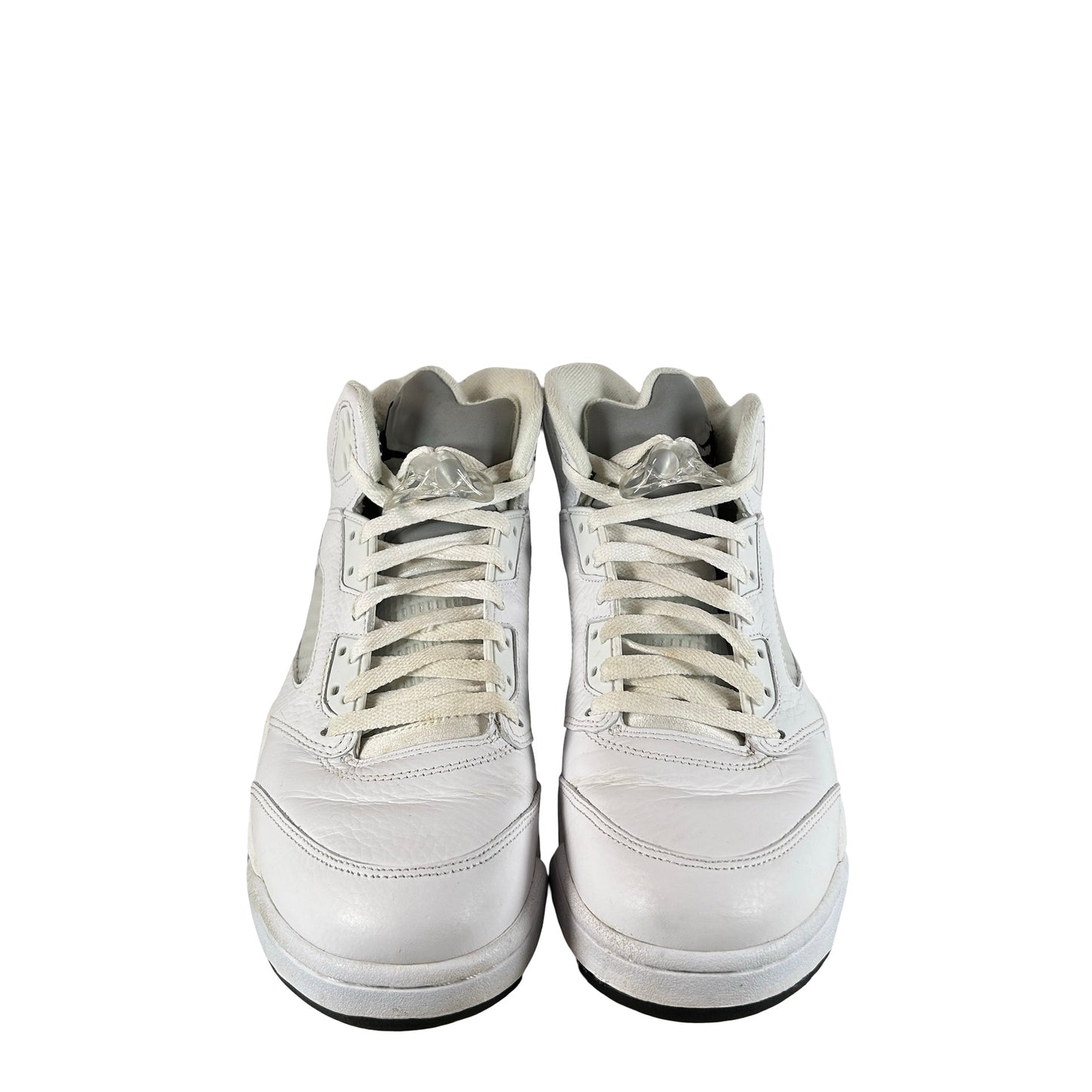 136027 130 Jordan 5 Retro Metallic White (2015) [USED] - 11 M (Used)