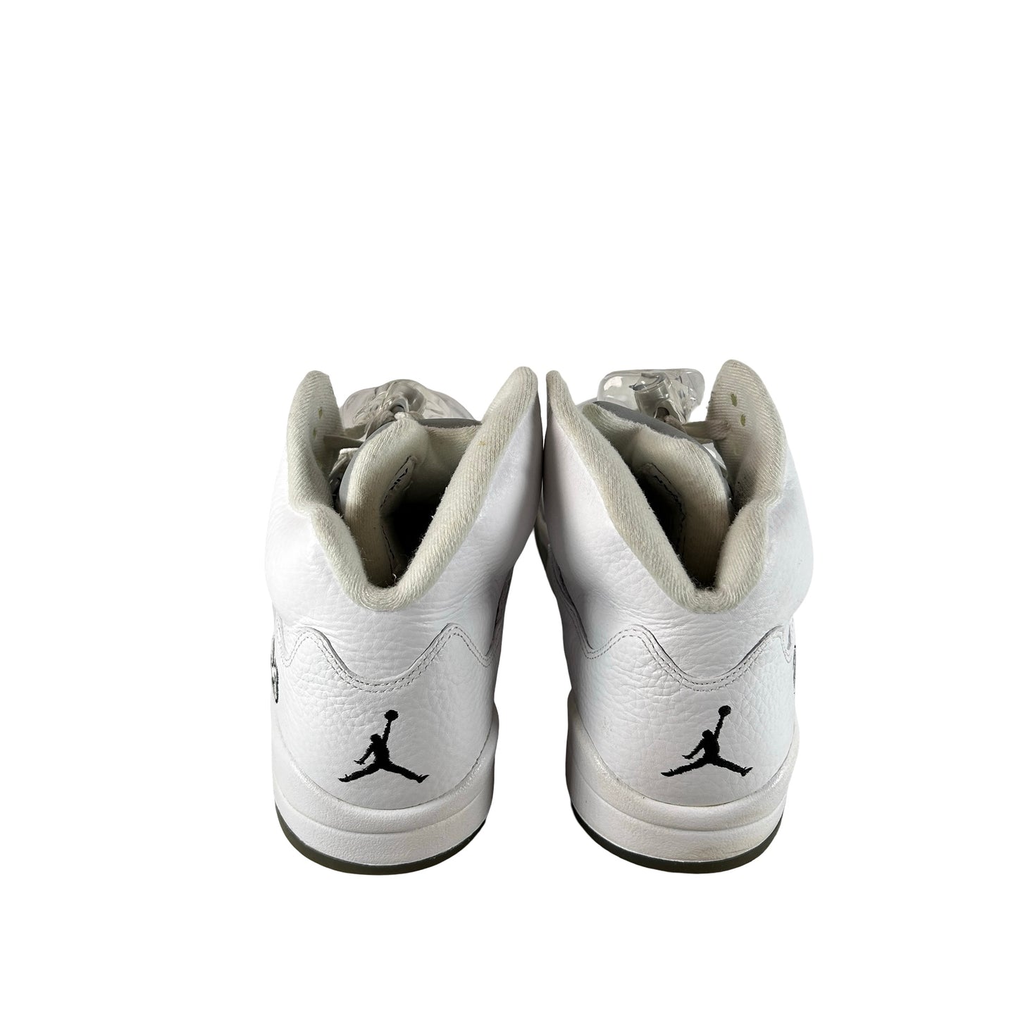 136027 130 Jordan 5 Retro Metallic White (2015) [USED] - 11 M (Used)