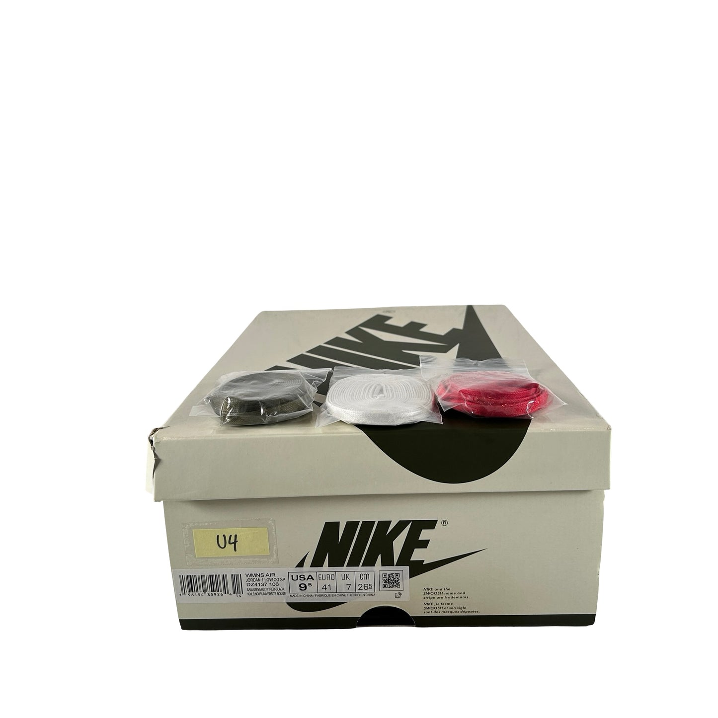 DZ4137 106 Jordan 1 Retro Low OG SP Travis Scott Olive (W) [USED] - 9.5 W (Used4)