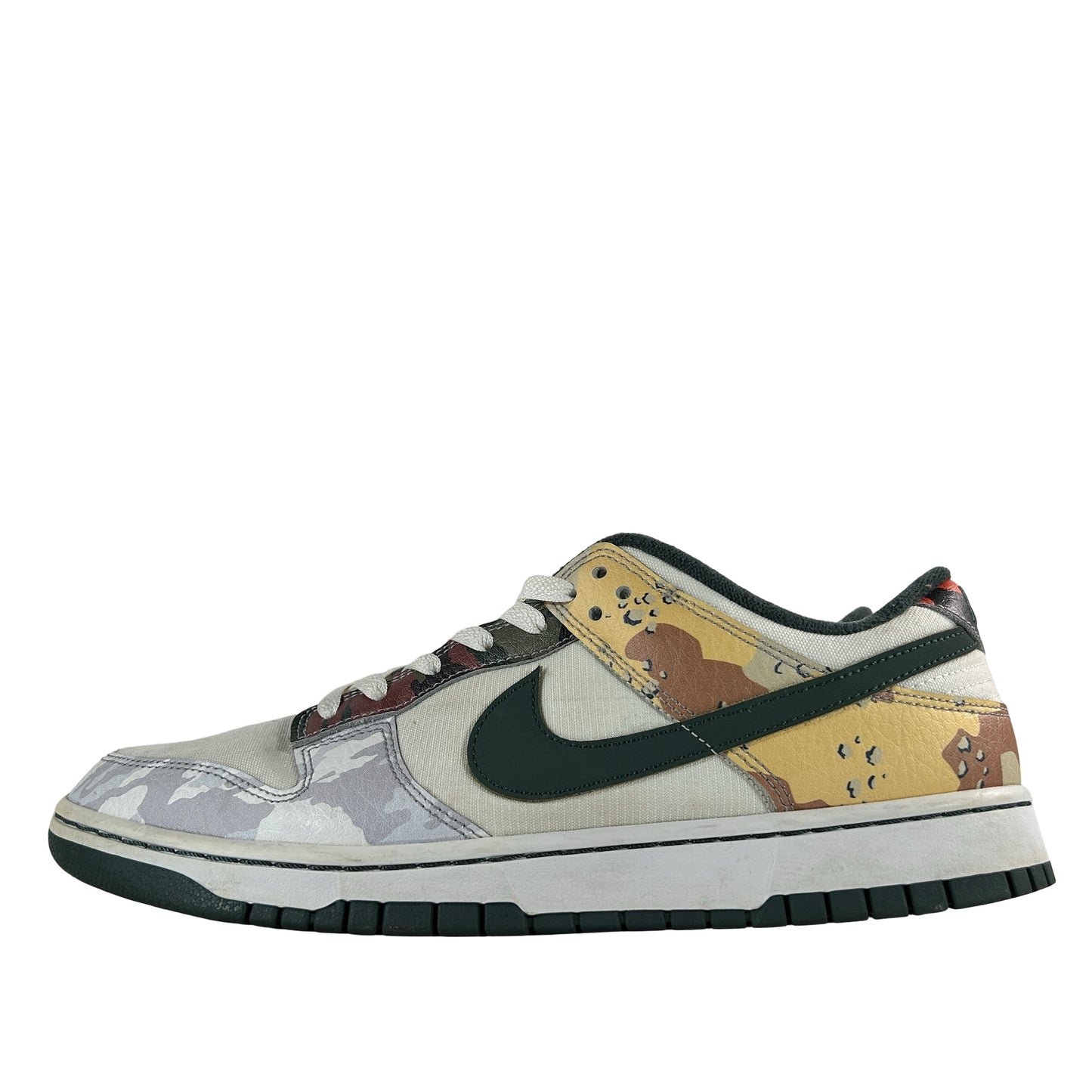 DH0957 100 Nike Dunk Low SE Sail Multi-Camo [USED] - 12 M (Used) (No Box)