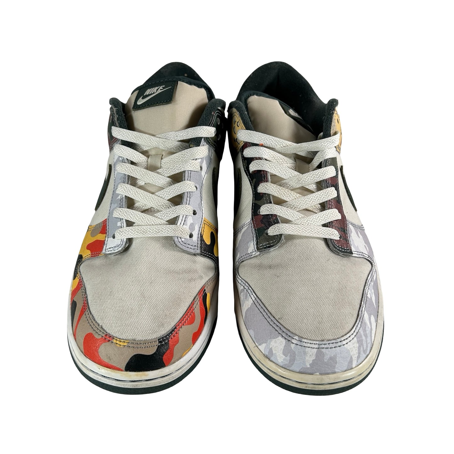 DH0957 100 Nike Dunk Low SE Sail Multi-Camo [USED] - 12 M (Used) (No Box)