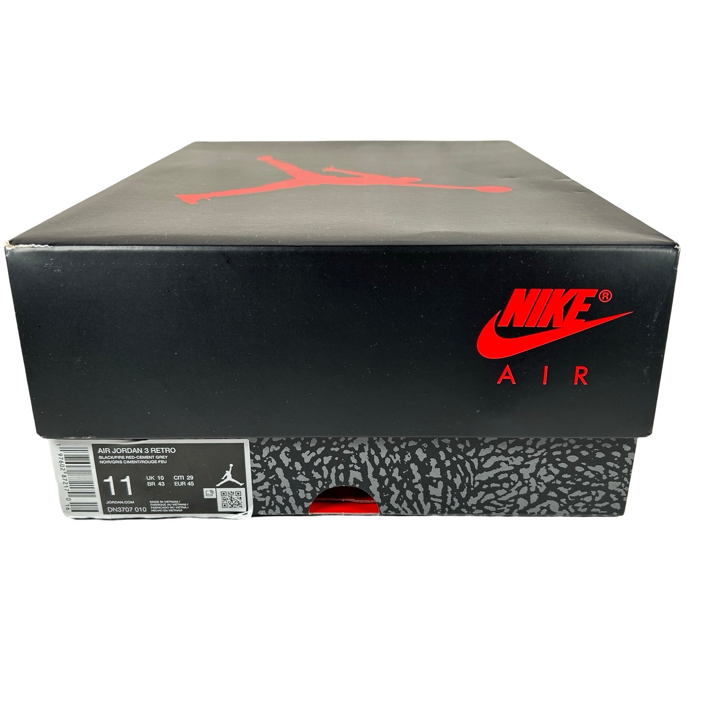DN3707 010 Jordan 3 Retro OG Black Cement (2024) [USED] - 11 M (Used3)
