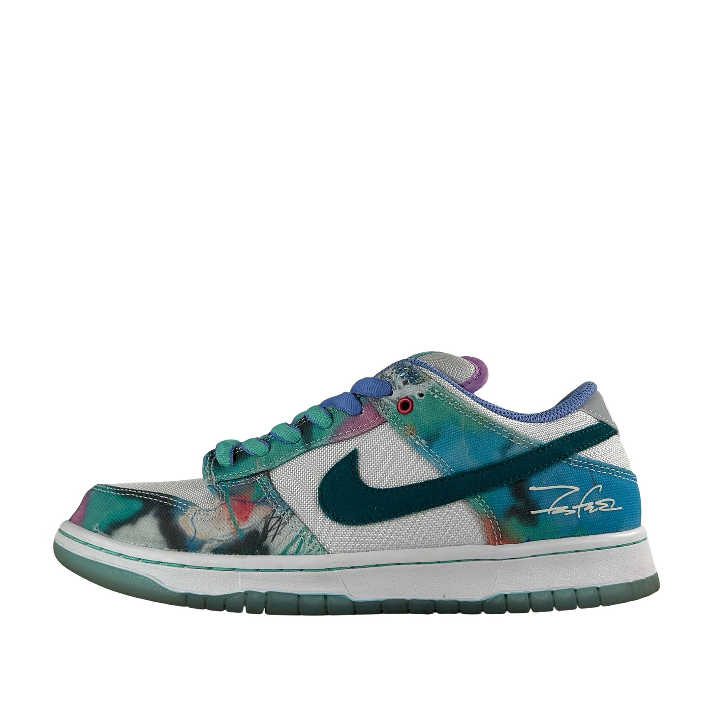 HF6061 400 Nike SB Dunk Low Futura Laboratories Bleached Aqua [USED] - 8.5 M (Used) (No Box)