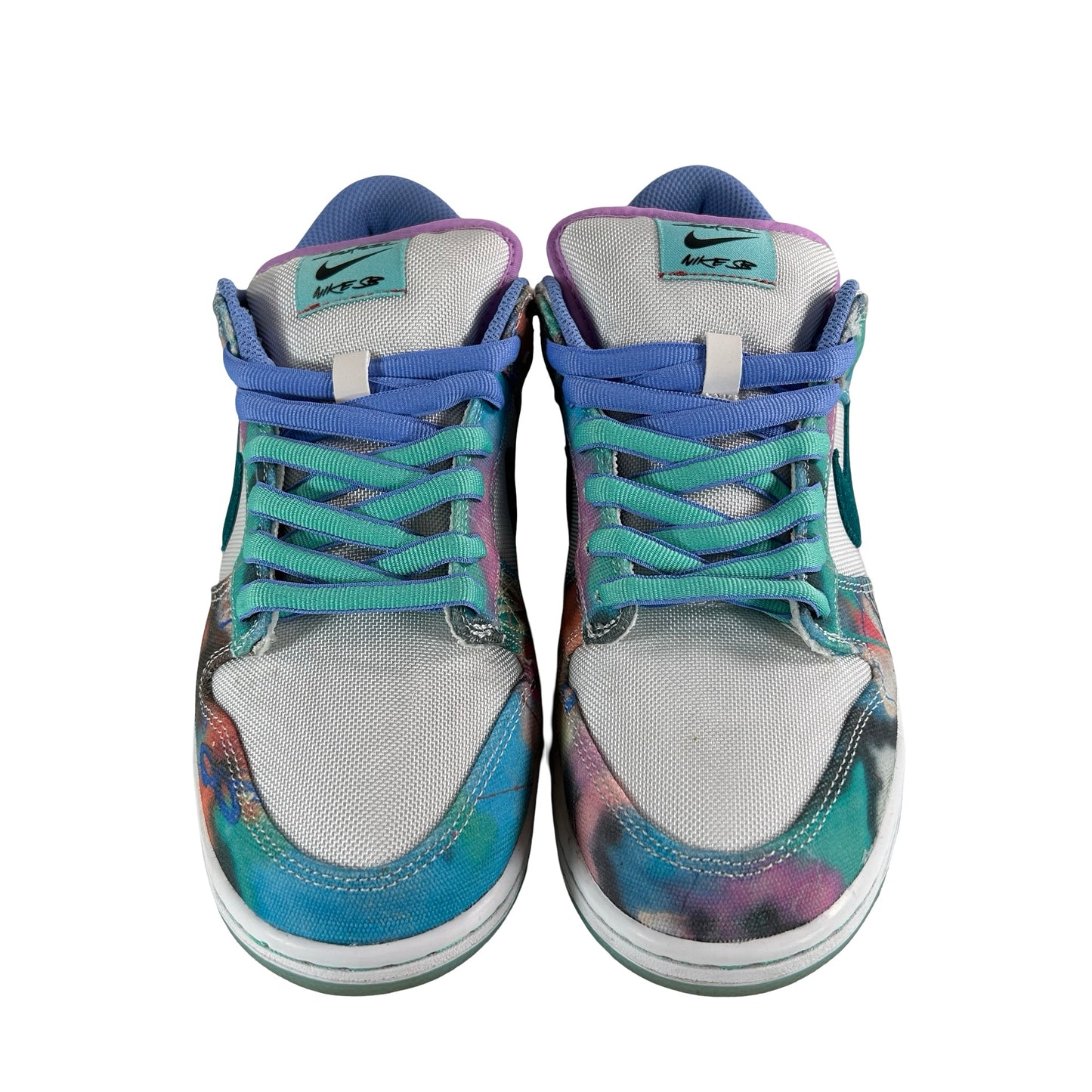 HF6061 400 Nike SB Dunk Low Futura Laboratories Bleached Aqua [USED] - 8.5 M (Used) (No Box)