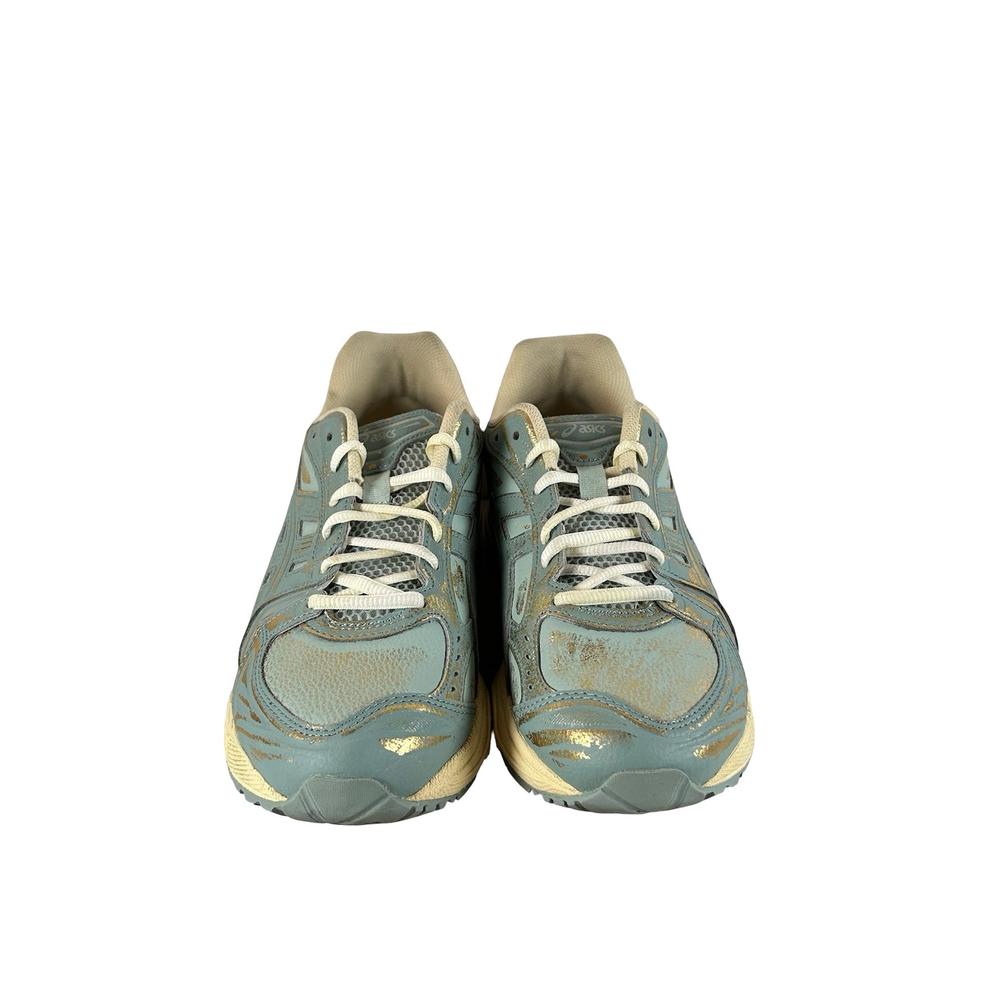 1203A476 200 ASICS Gel-Kayano 14 Pure Gold Cold Moss [USED] - 9.5 M (Used)