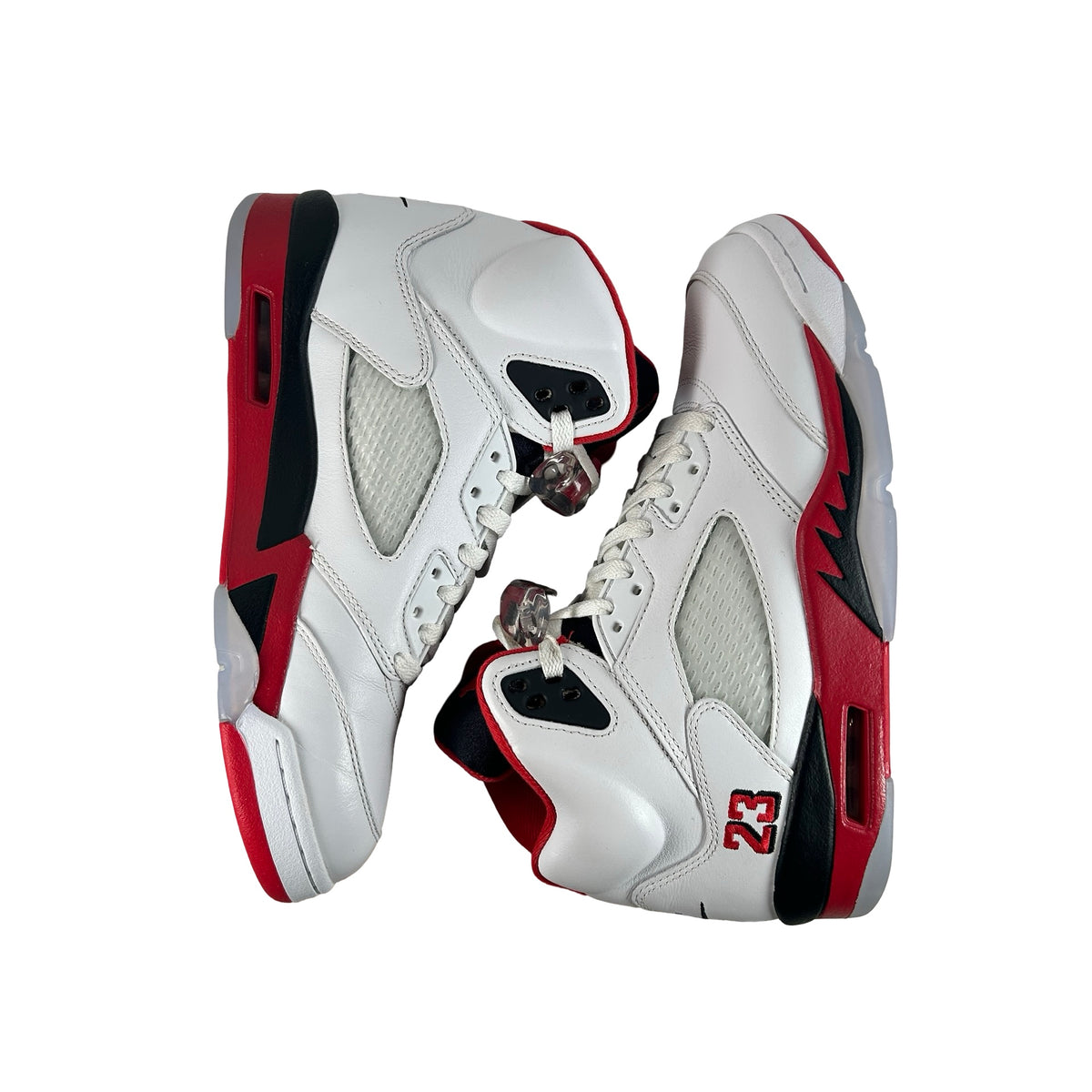 HQ7978 101 Jordan 5 Retro Fire Red Black Tongue (2025) [USED] - 8.5 M (Used3)