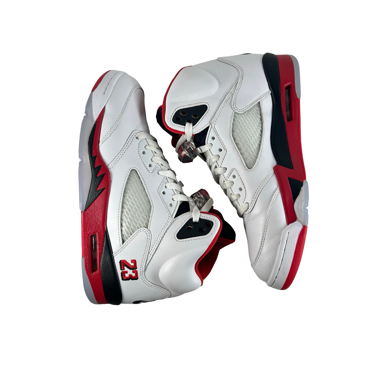HQ7978 101 Jordan 5 Retro Fire Red Black Tongue (2025) [USED] - 8.5 M (Used3)