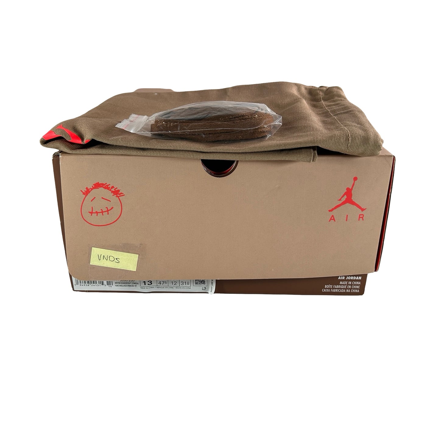 DH0690 200 Jordan 6 Retro Travis Scott British Khaki [USED] - 13 M (VNDS)