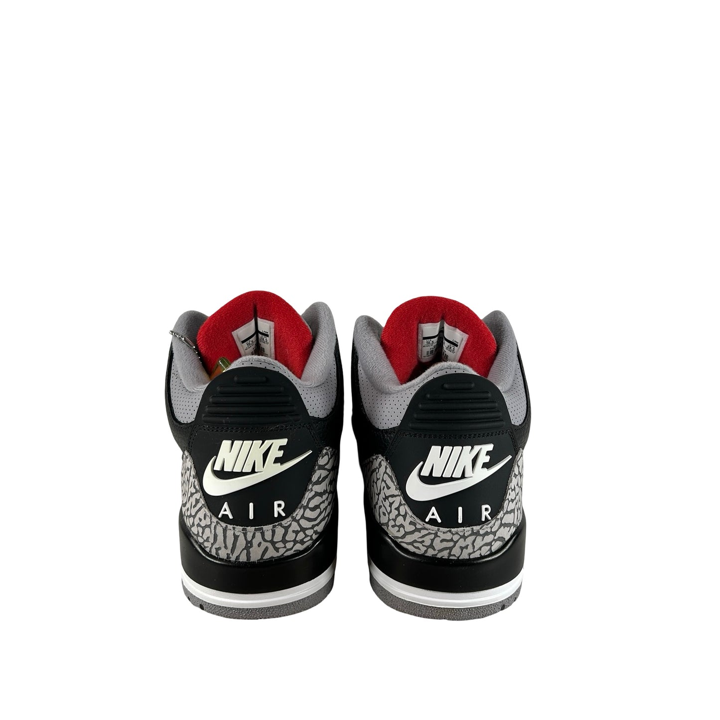 854262 001 Jordan 3 Black Cement 2018 [CONDITIONAL] - 10.5 M (Yellowing Heel Tab2)
