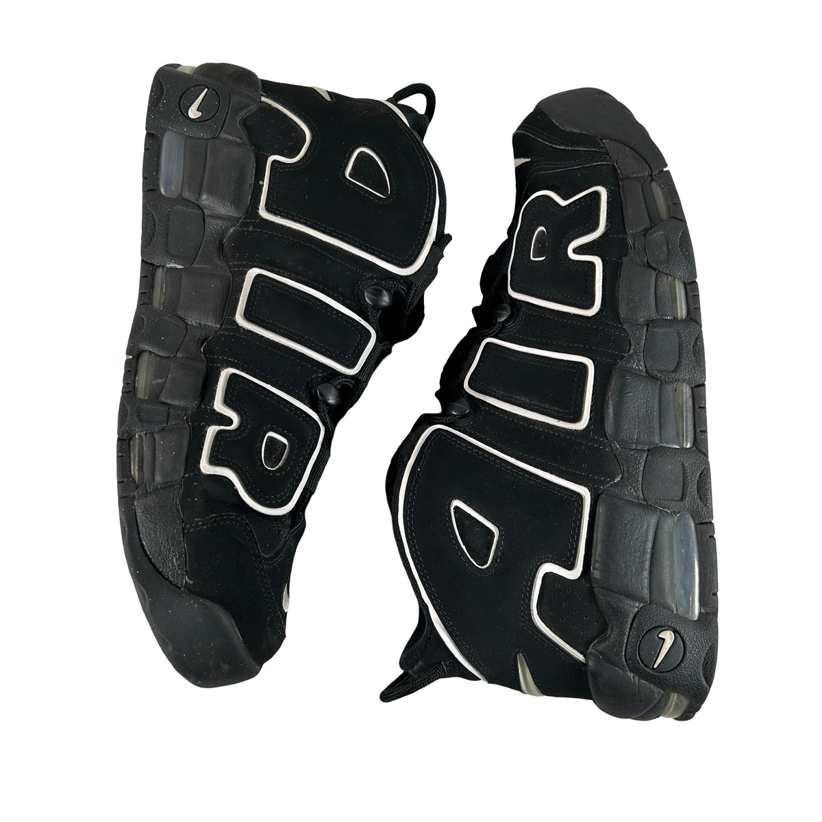 414962 002 Nike Air More Uptempo Black White [USED] - 11.5 M (Used2)