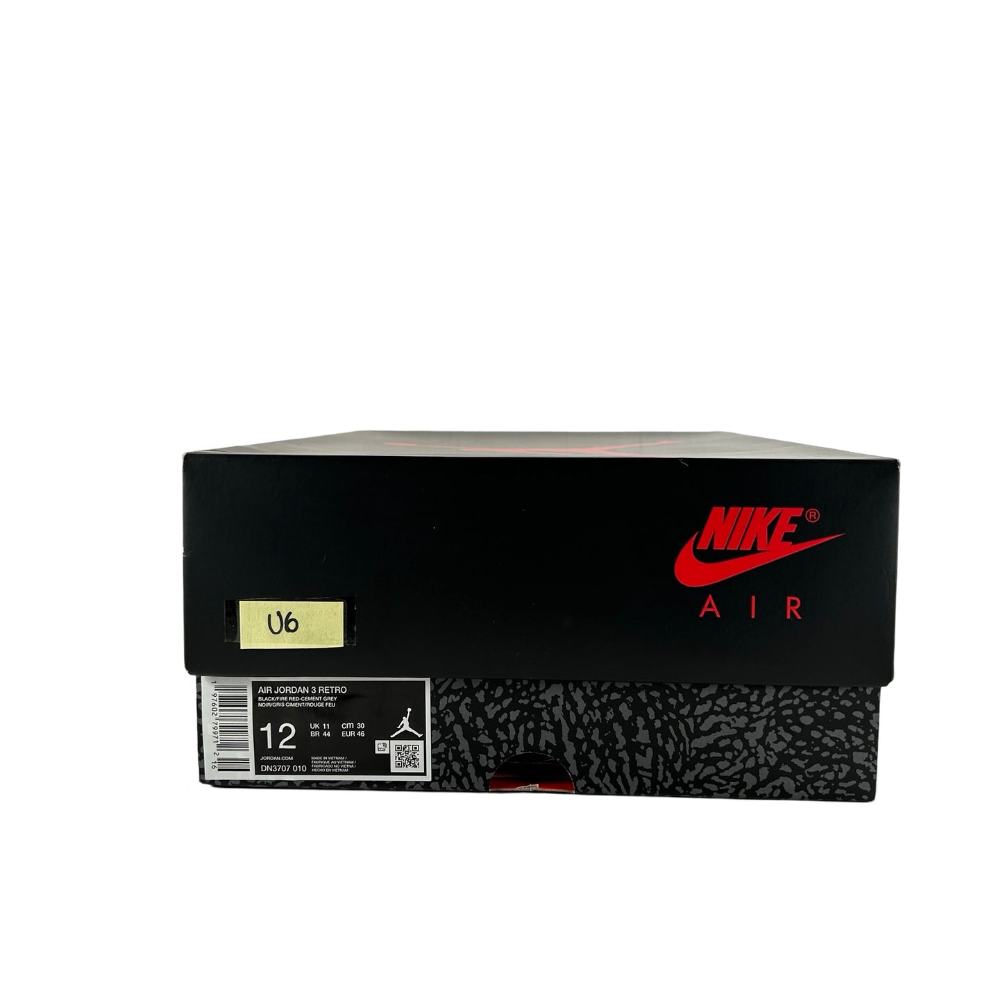 DN3707 010 Jordan 3 Retro Black Cement Reimagined (2024) [USED] - 12 M (Used6)