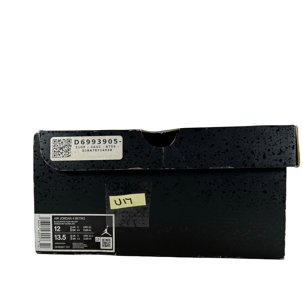 DH6927 017 Jordan 4 Retro Thunder [USED] - 12 M (Used17)