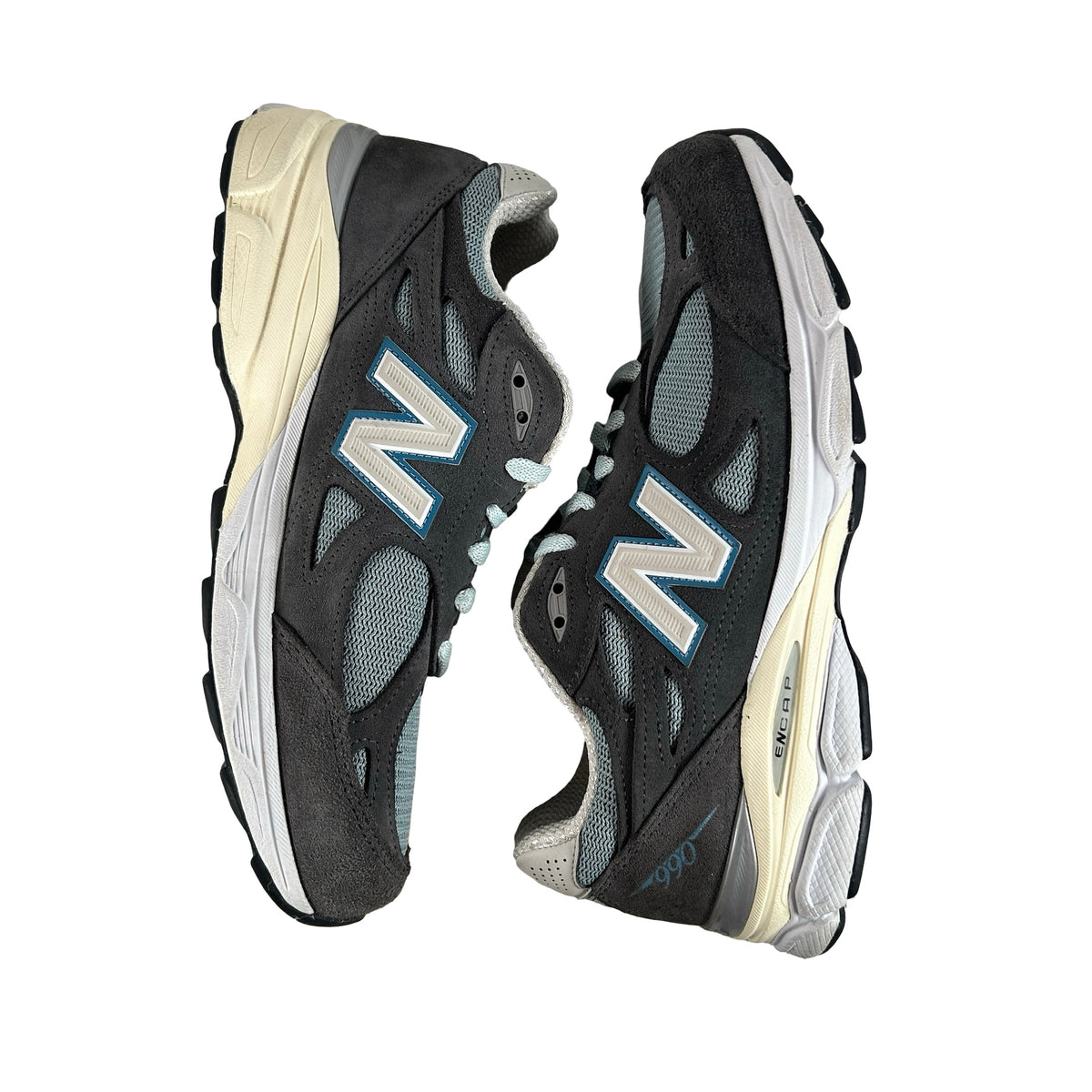 M990KS3 New Balance 990v3 MiUSA Kith Steel Blue [USED] - 8 M (Used)