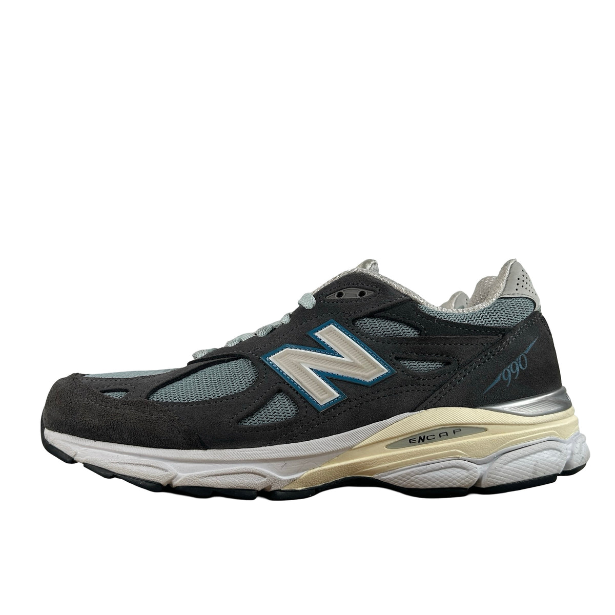 M990KS3 New Balance 990v3 MiUSA Kith Steel Blue [USED] - 8 M (Used)