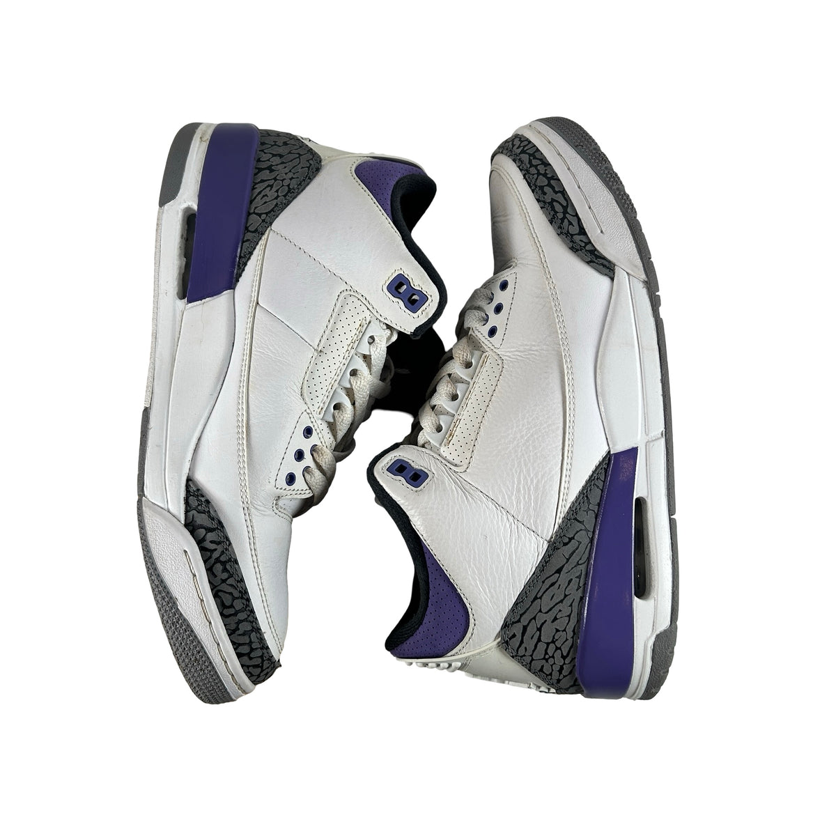 CT8532 105 Jordan 3 Retro Dark Iris [USED] - 9.5 M (Used3)