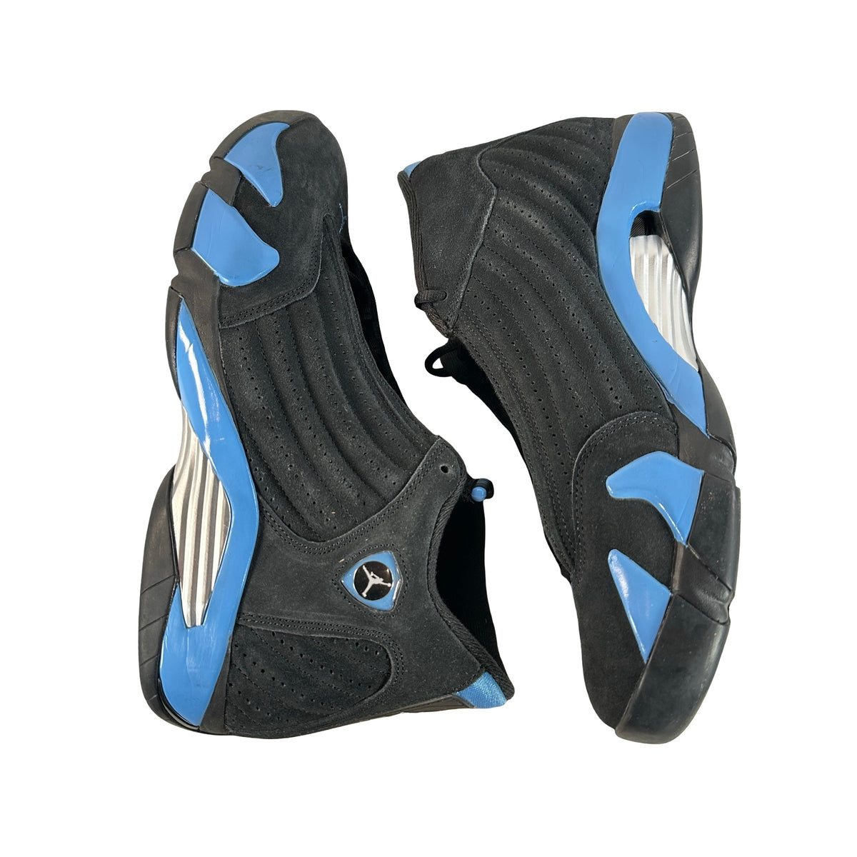 487471 007 Jordan 14 Retro Black University Blue (2026) [USED] - 12 M (Used5) (Replace Insole Right Foot)