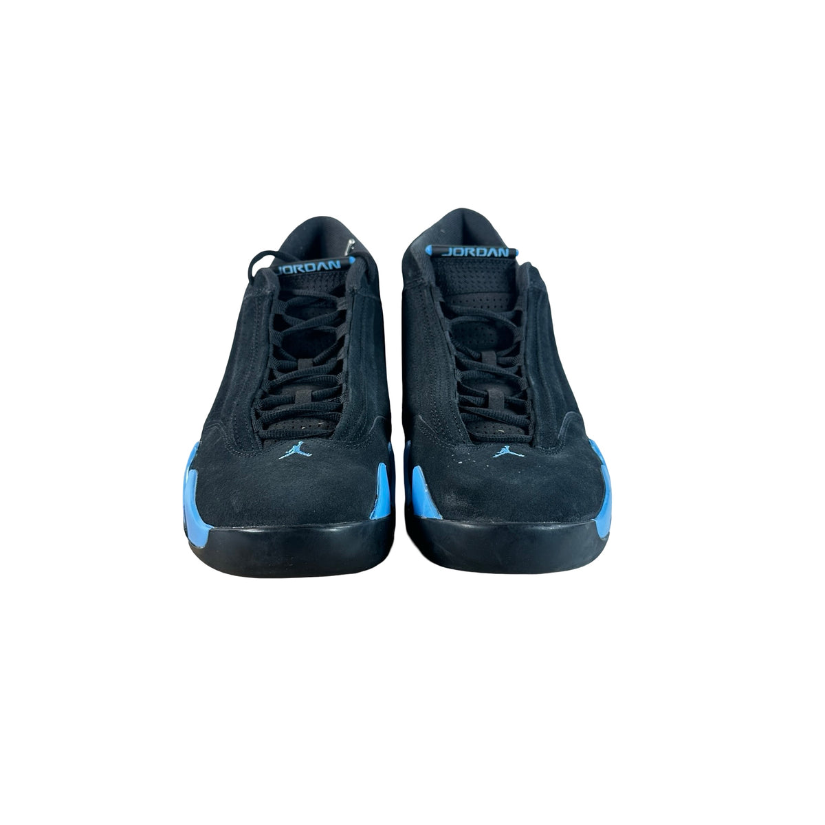 487471 007 Jordan 14 Retro Black University Blue (2026) [USED] - 12 M (Used5) (Replace Insole Right Foot)