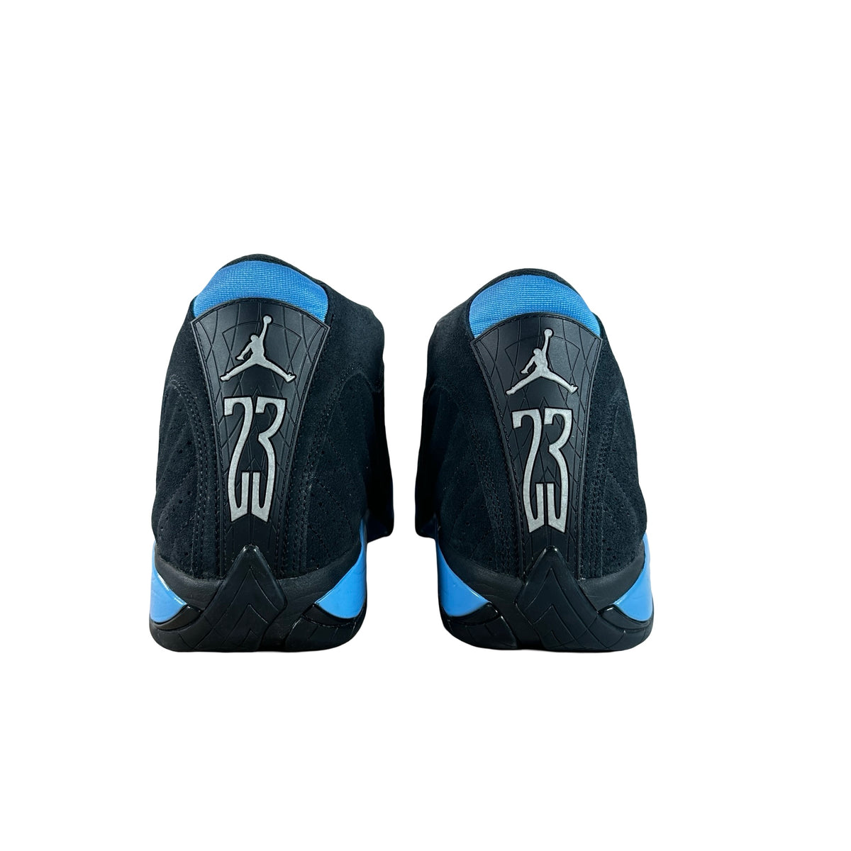 487471 007 Jordan 14 Retro Black University Blue (2026) [USED] - 12 M (Used5) (Replace Insole Right Foot)