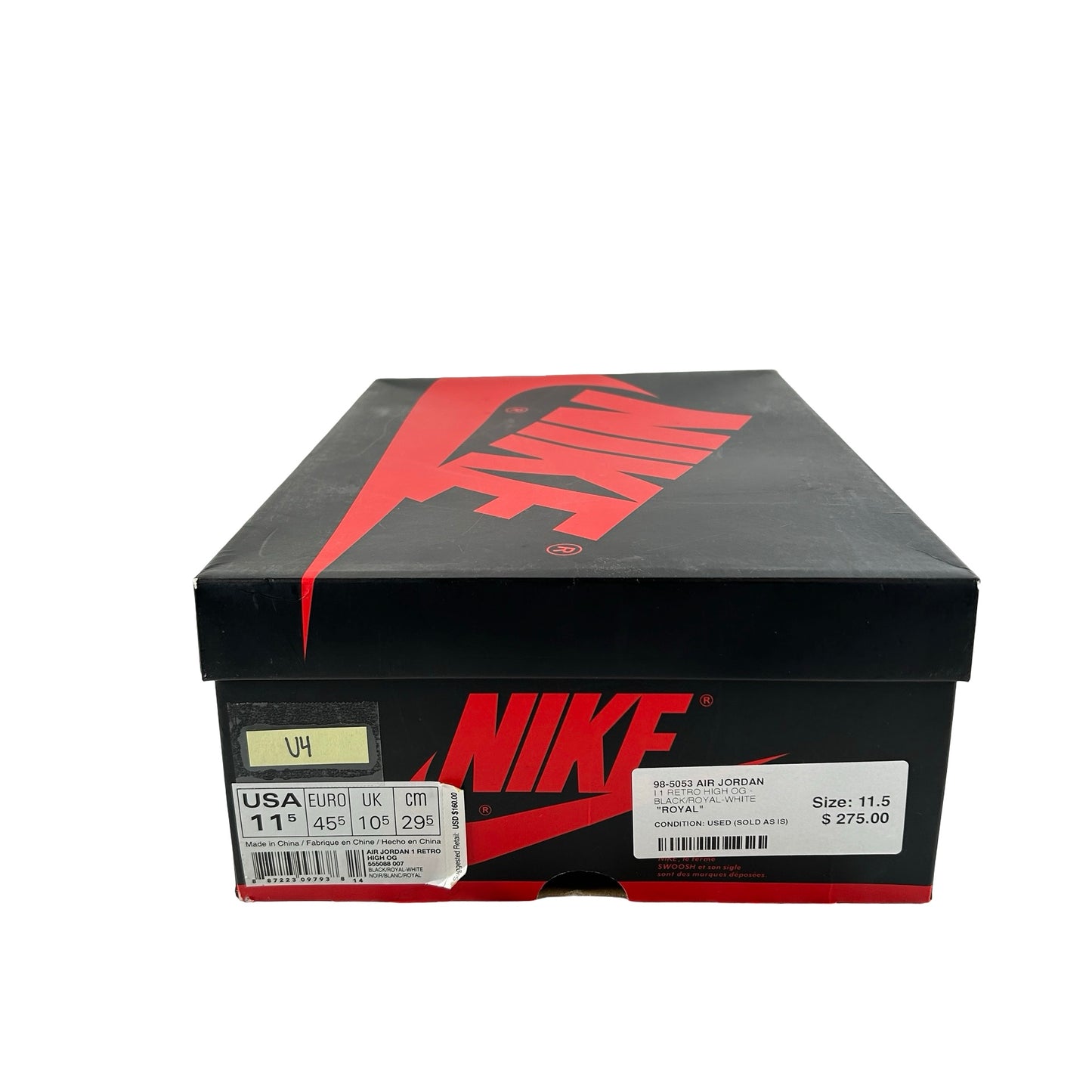 555088 007 Jordan 1 Royal (2017) [USED] - 11.5 M (Used4)