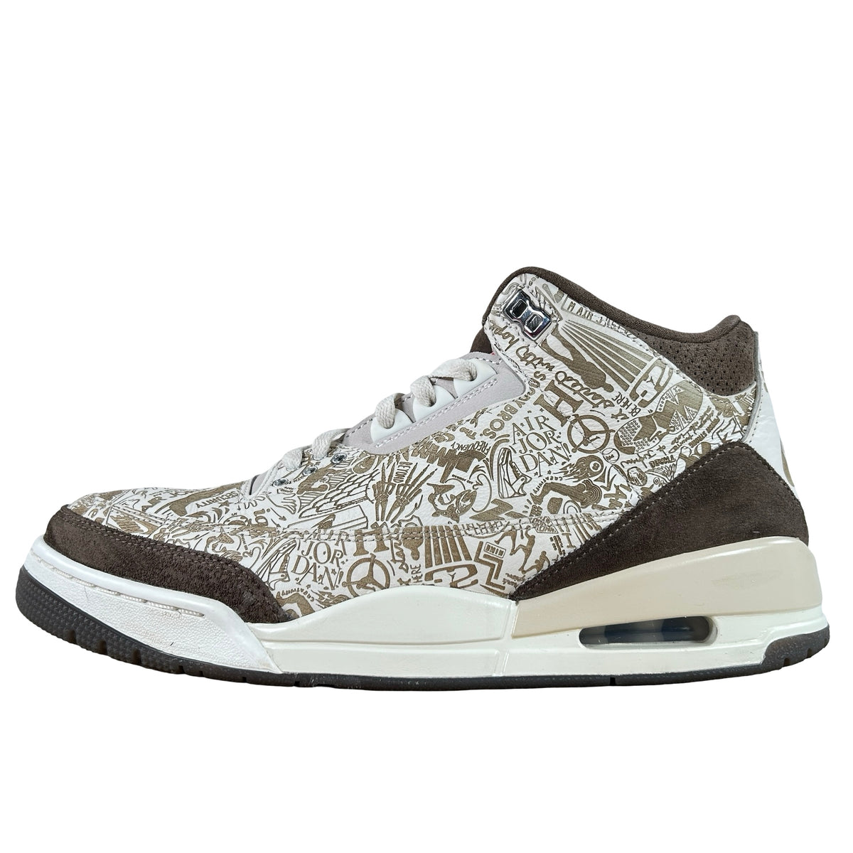 JA1369 001 Air Jordan 3 Retro Laser Palomino [USED] - 10 M (Used)