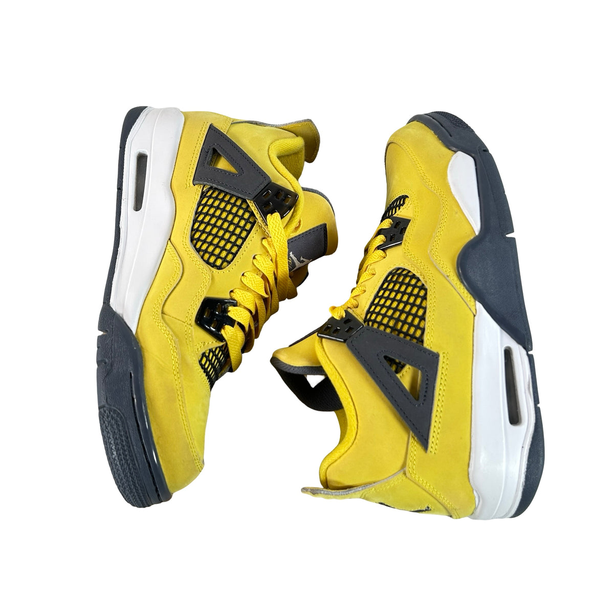 408452 700 Jordan 4 Retro Lightning (GS) [USED] - 5.5 Y (Used)