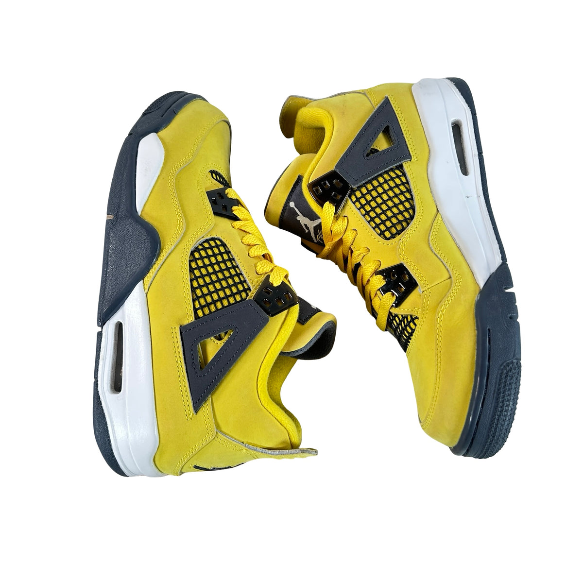 408452 700 Jordan 4 Retro Lightning (GS) [USED] - 5.5 Y (Used)