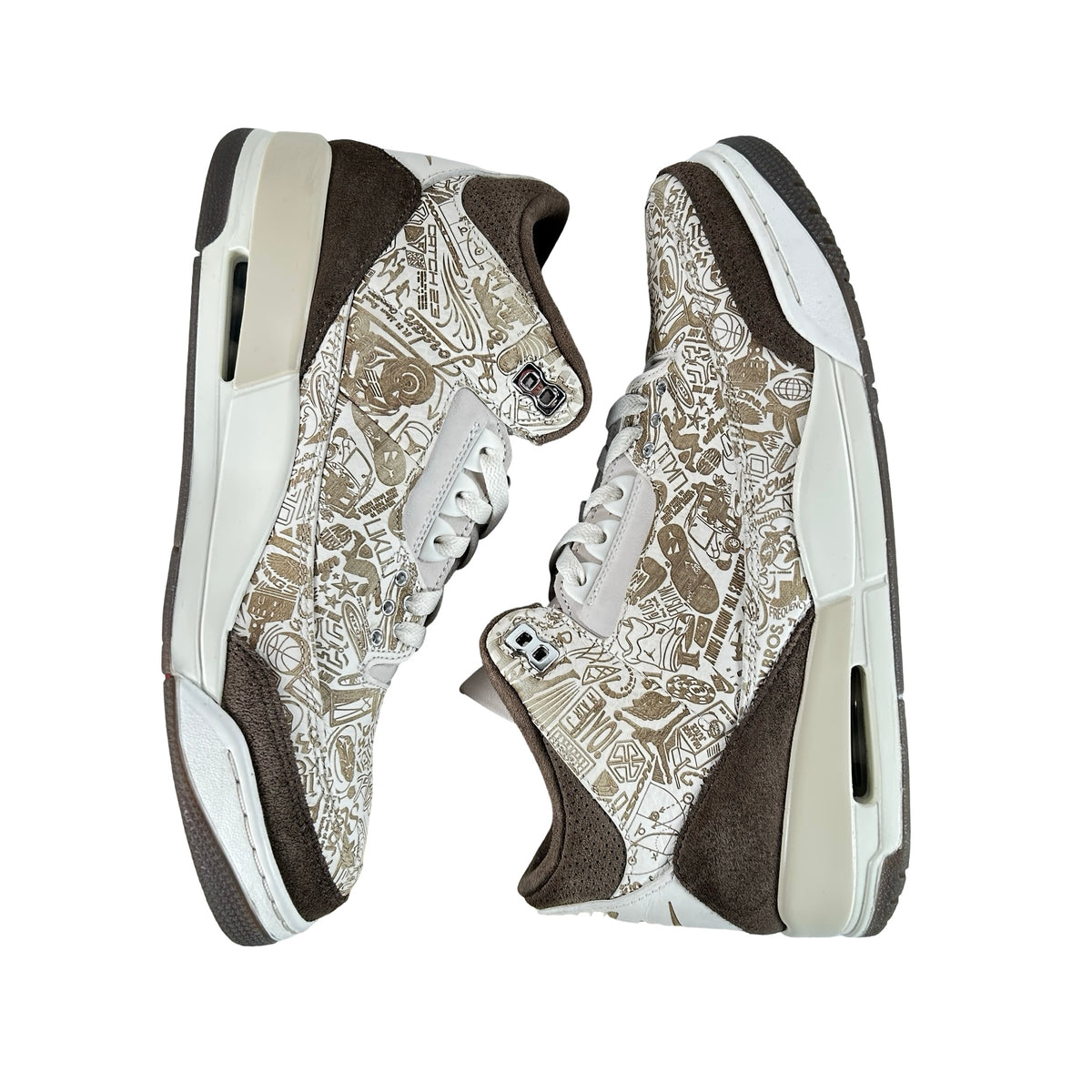 JA1369 001 Air Jordan 3 Retro Laser Palomino [USED] - 10 M (Used)