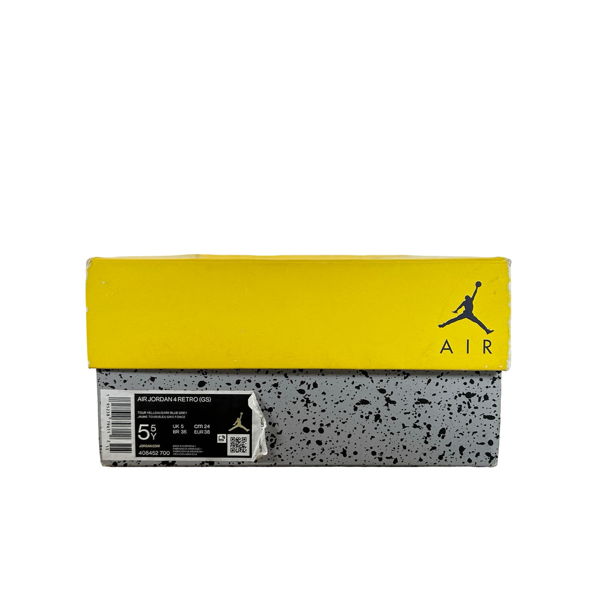 408452 700 Jordan 4 Retro Lightning (GS) [USED] - 5.5 Y (Used)