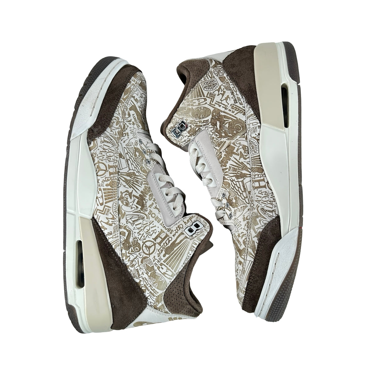 JA1369 001 Air Jordan 3 Retro Laser Palomino [USED] - 10 M (Used)