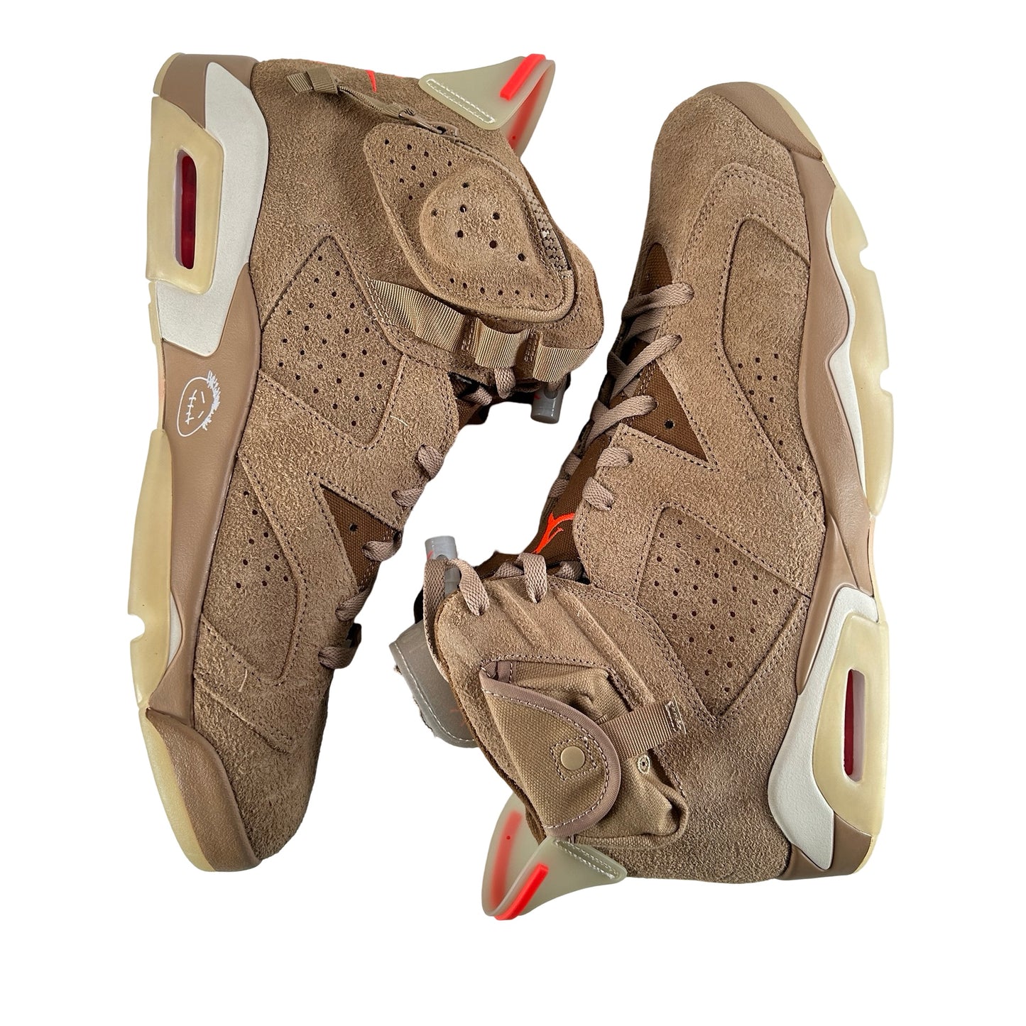 DH0690 200 Jordan 6 Retro Travis Scott British Khaki [USED] - 14 M (Used)