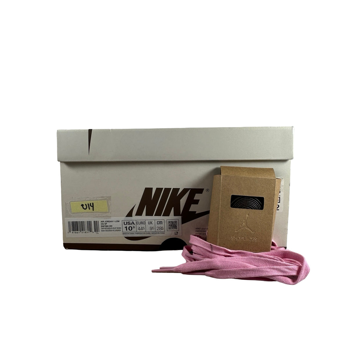 DM7866 202 Jordan 1 Retro Low OG SP Travis Scott Velvet Brown [USED] - 10.5 M (Used14)