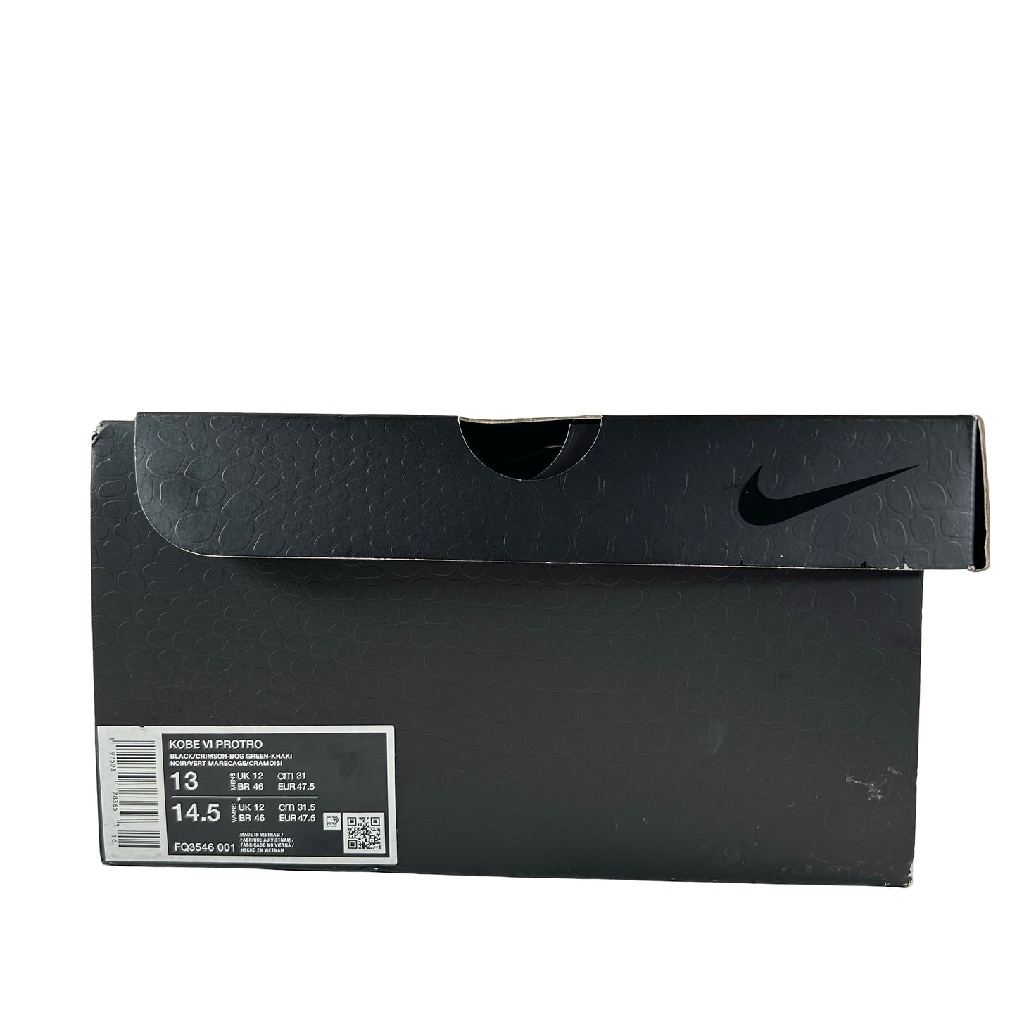 FQ3546 001 Nike Kobe 6 Protro Italian Camo (2024) [USED] - 13 M (Used)