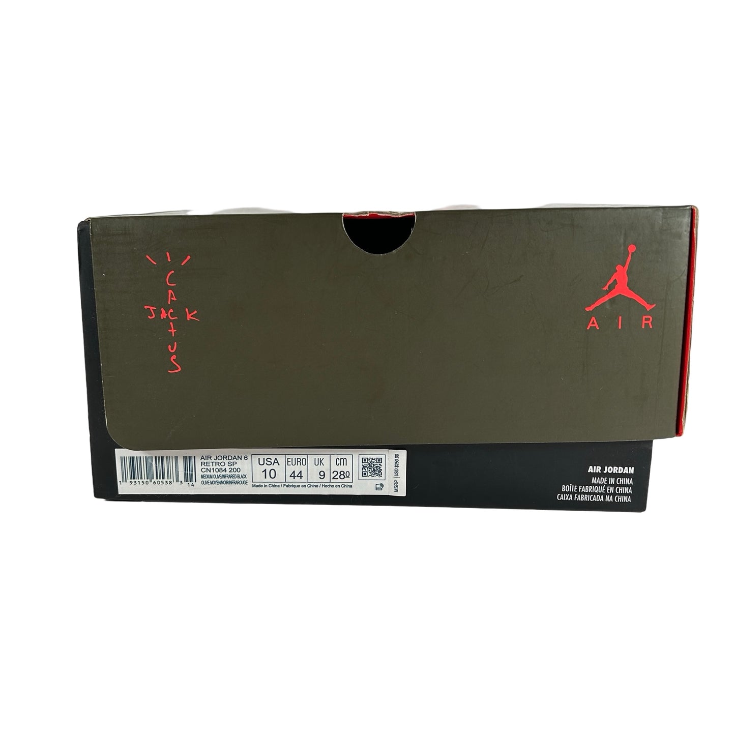 CN1084 200 Jordan 6 Retro Travis Scott [USED] - 10 M (Used6)