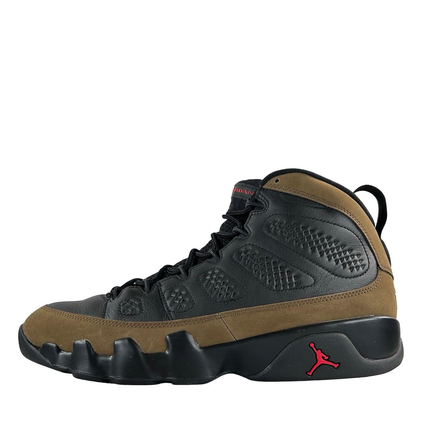 HV4794 030 Air Jordan 9 Retro Olive (2024) [USED] - 11.5 M (Used6)