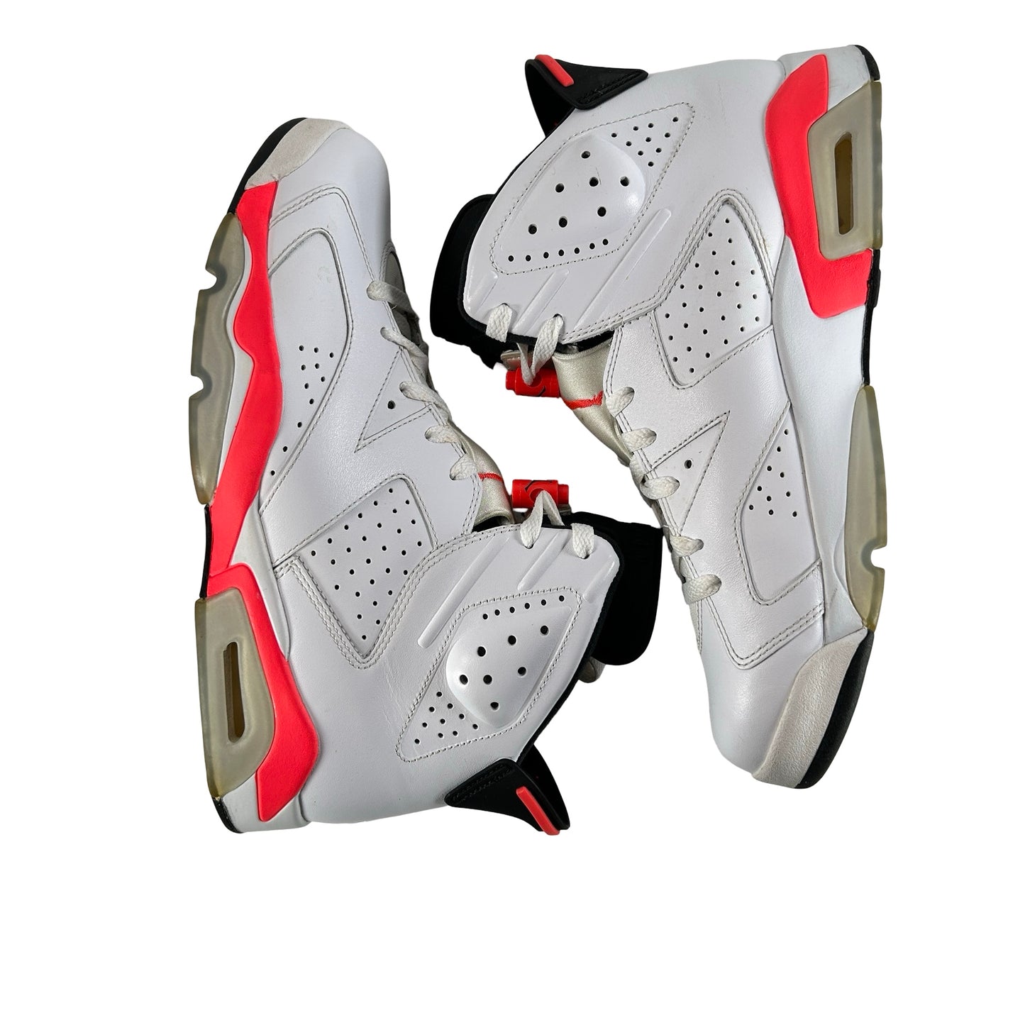 384664 123 Jordan 6 Retro Infrared White (2014) [USED] - 10.5 M (Used)